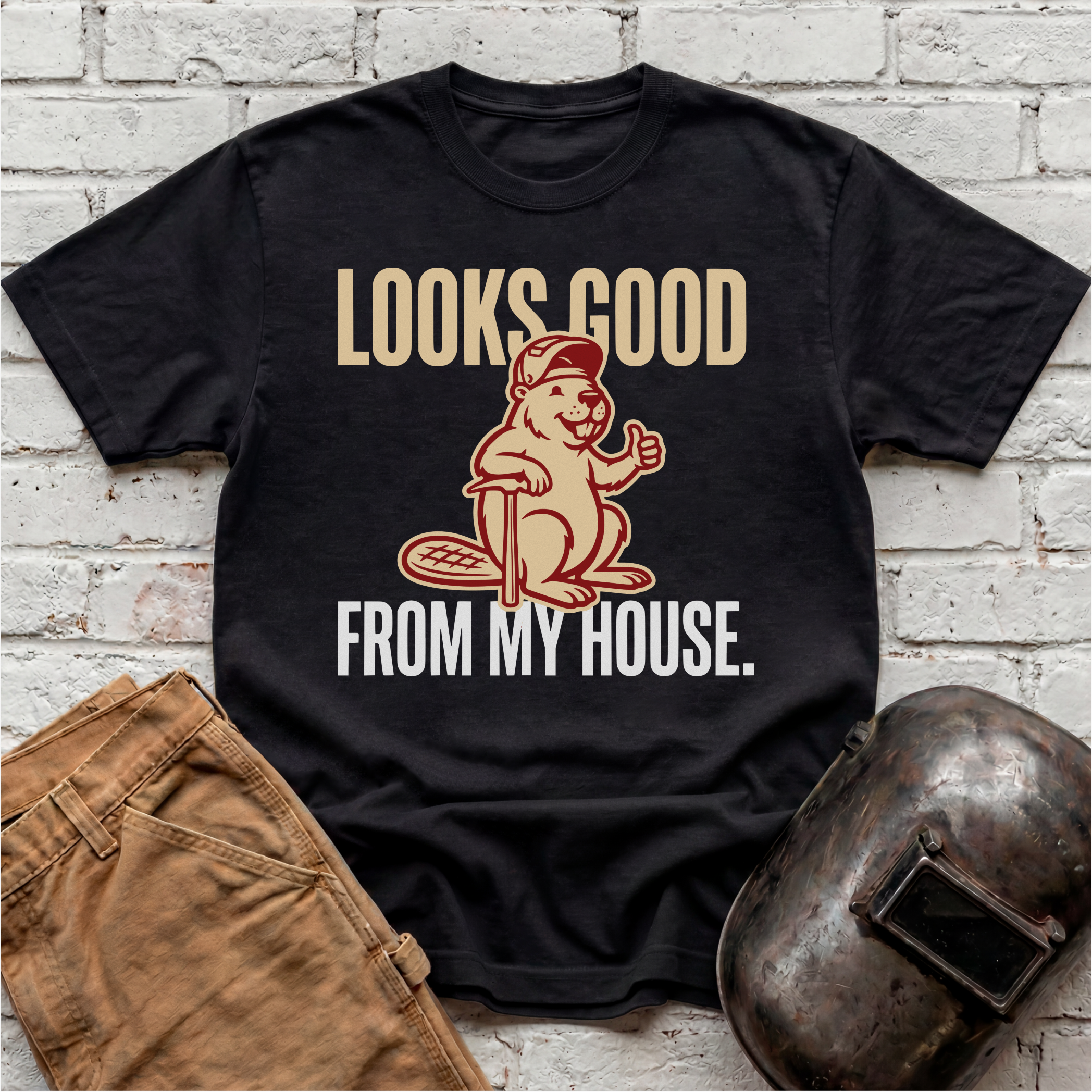 Looks GOOD from MY HOUSE Beaver T-shirt