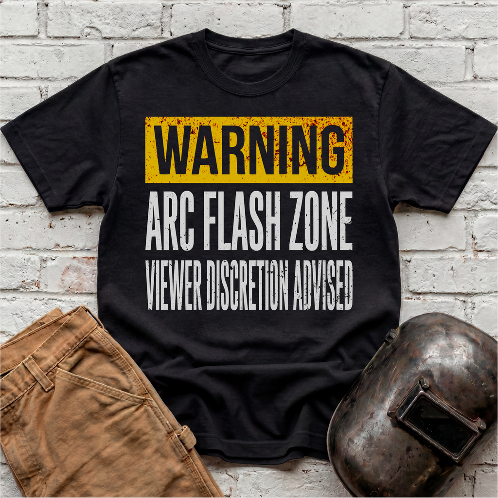 ARC FLASH Zone WARNING T-shirt