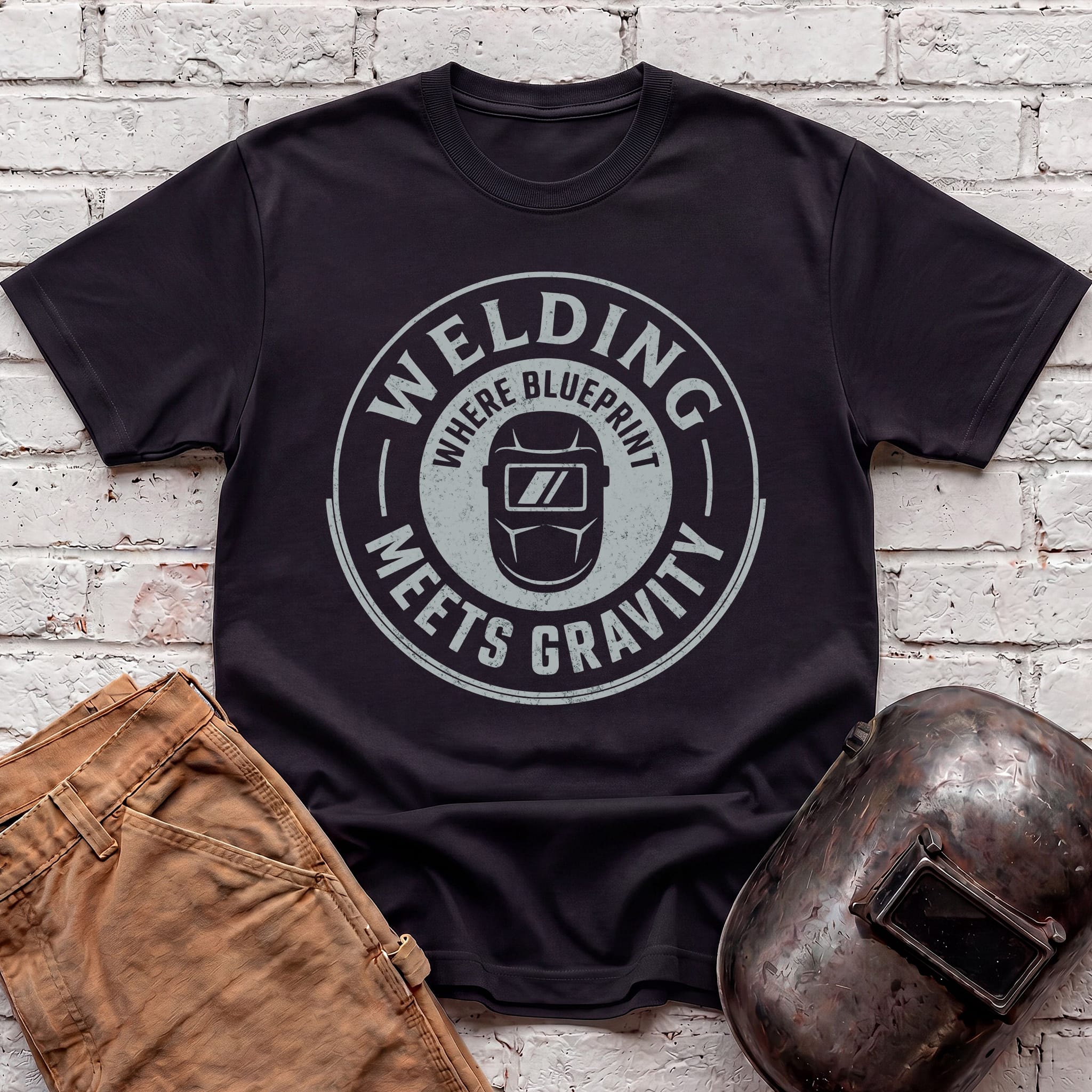 Where Blueprint Meets Gravity T-shirt
