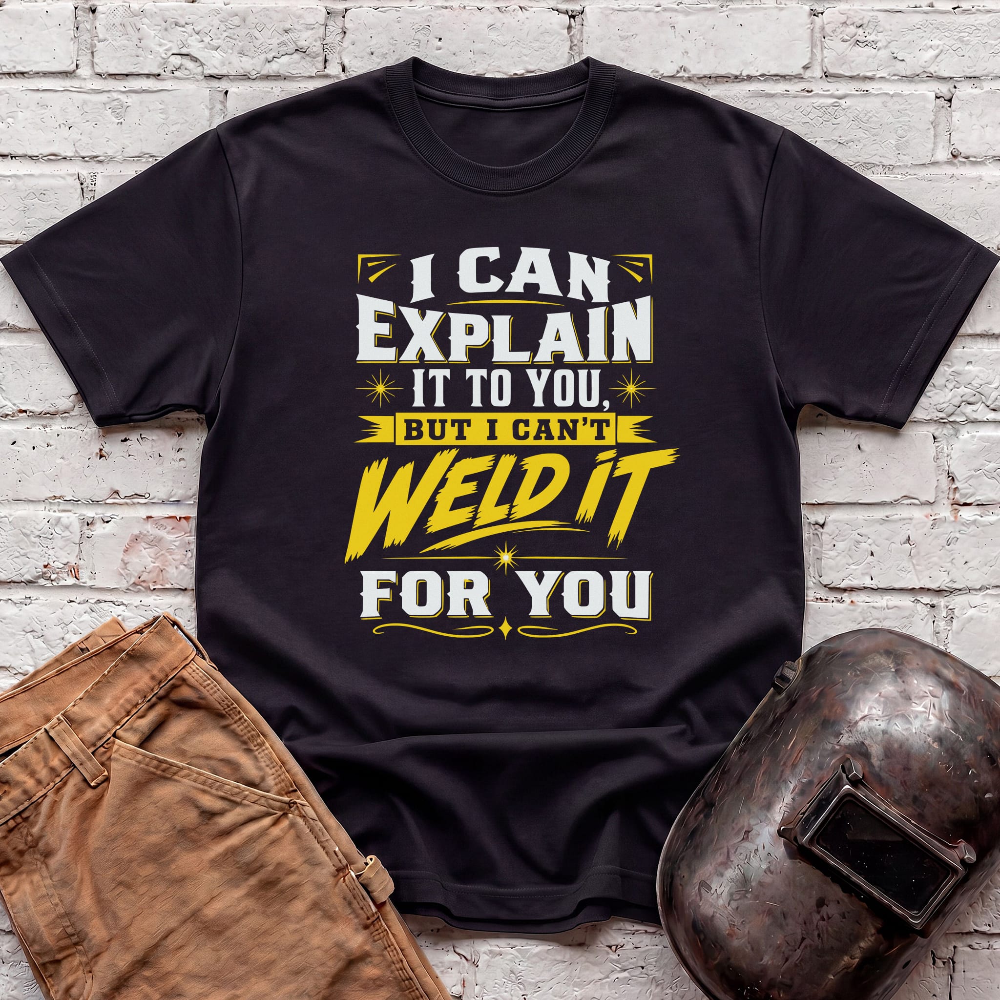 I can explain it too... T-shirt
