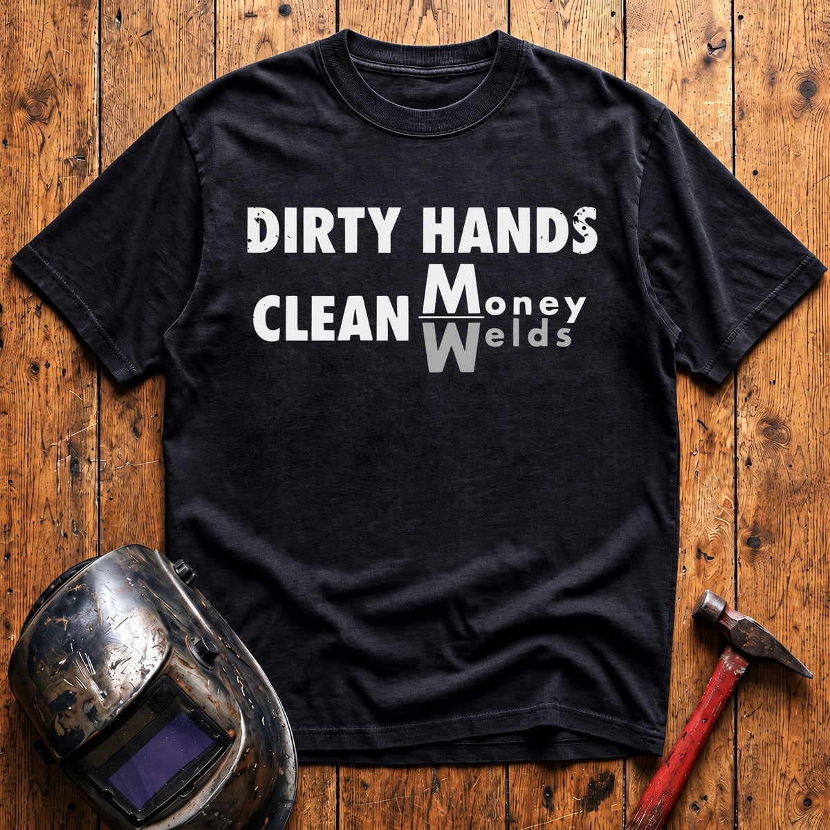 Dirty Hands Clean Money/Welds T-shirt