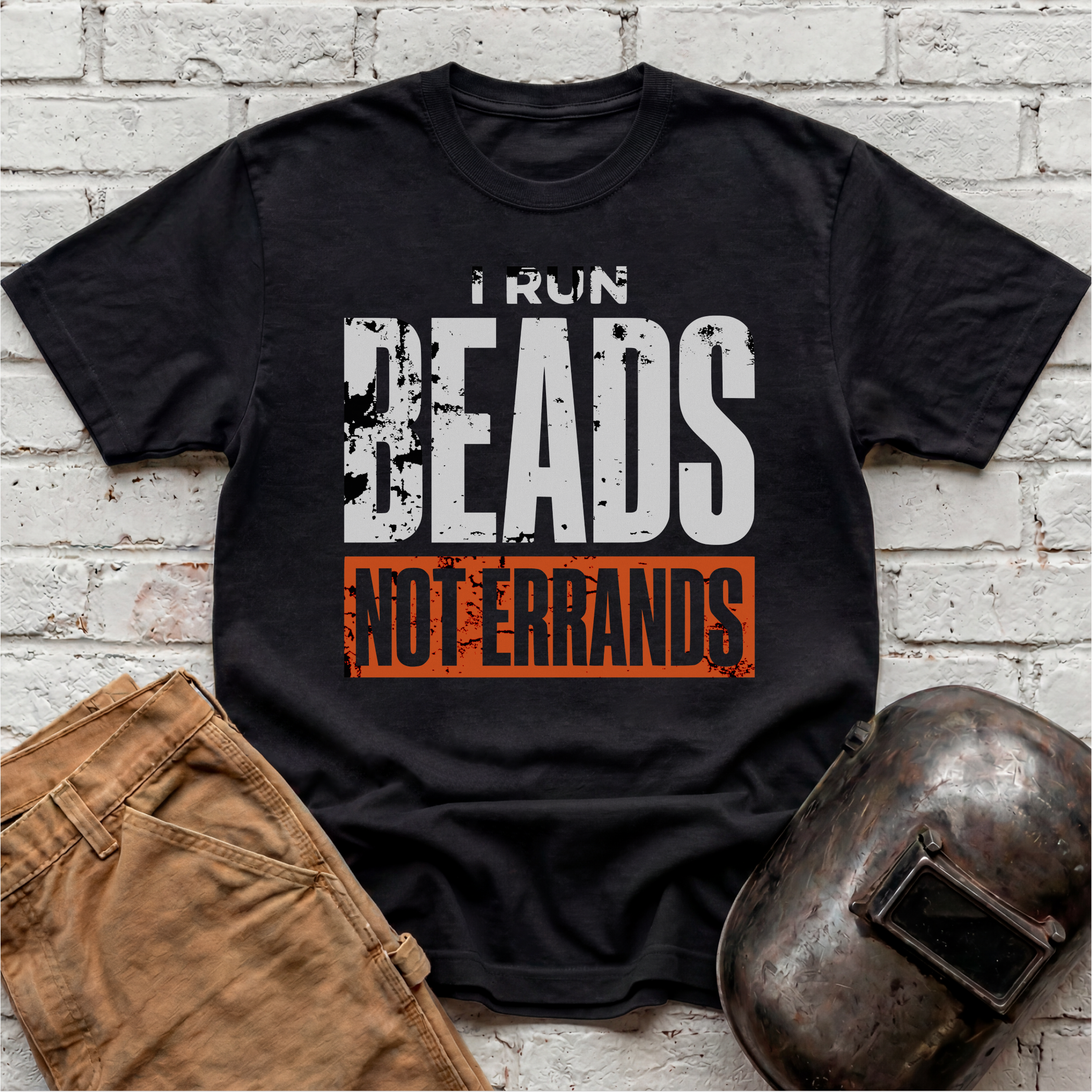 I run BEADS T-shirt