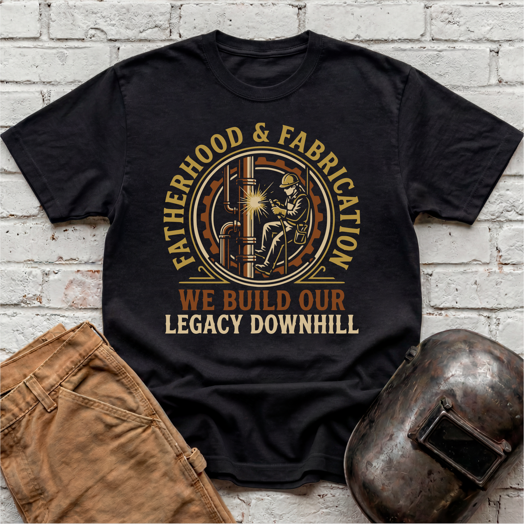 Fatherhood & Fabrication T-shirt