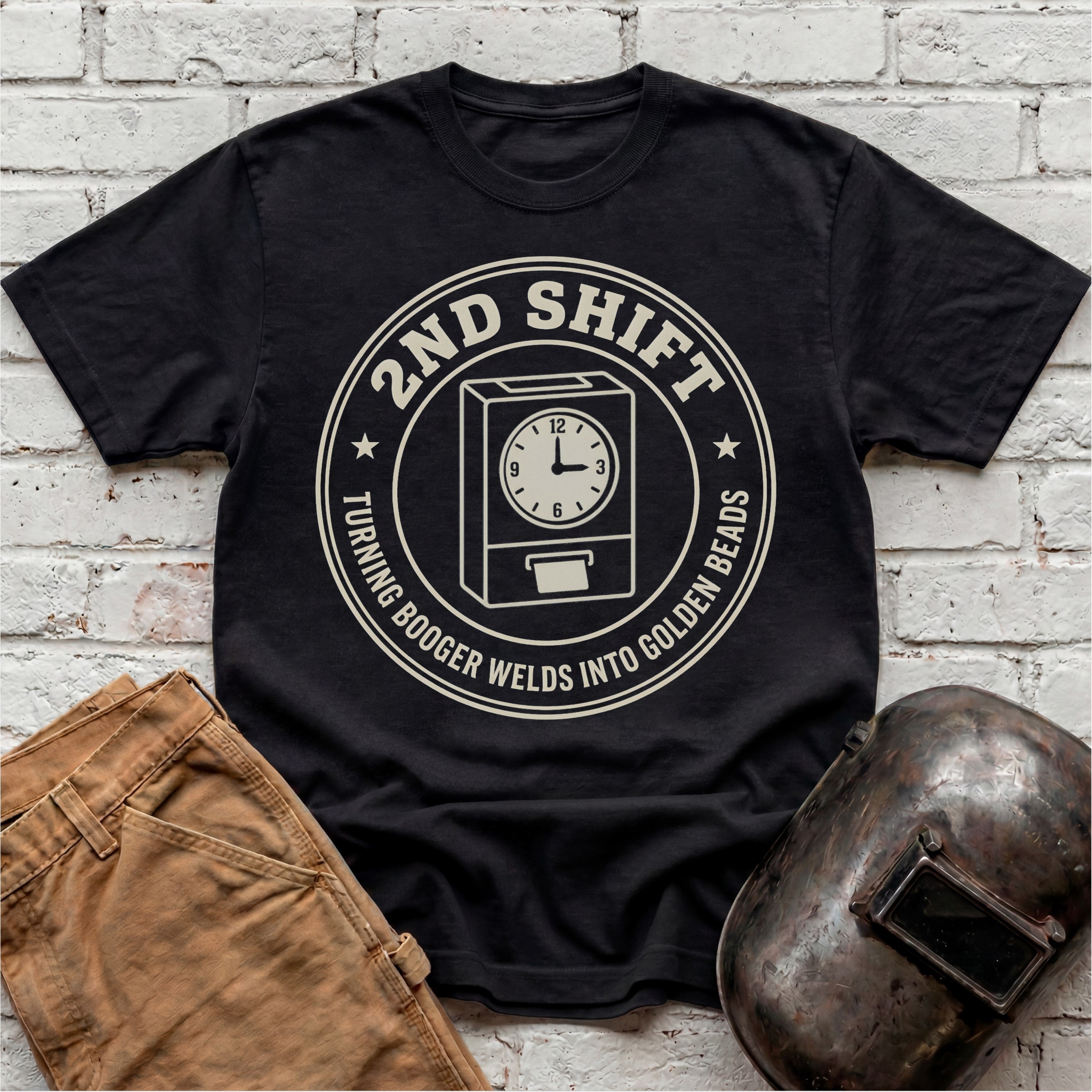 2nd shift clock T-shirt