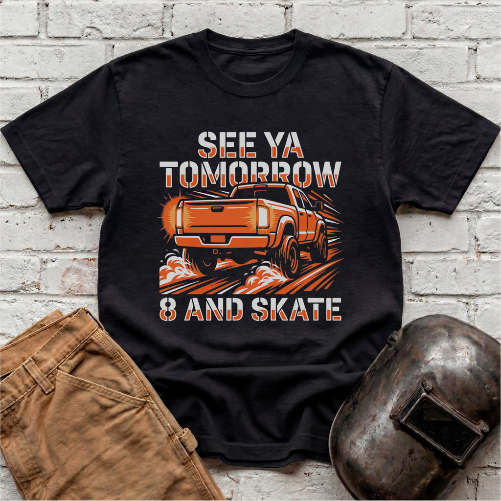 8 and SKATE T-shirt