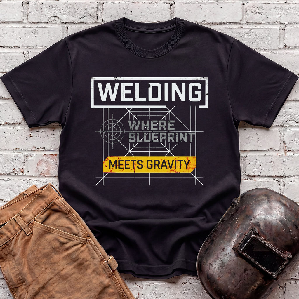 Where Blueprint Meets Gravity T-shirt