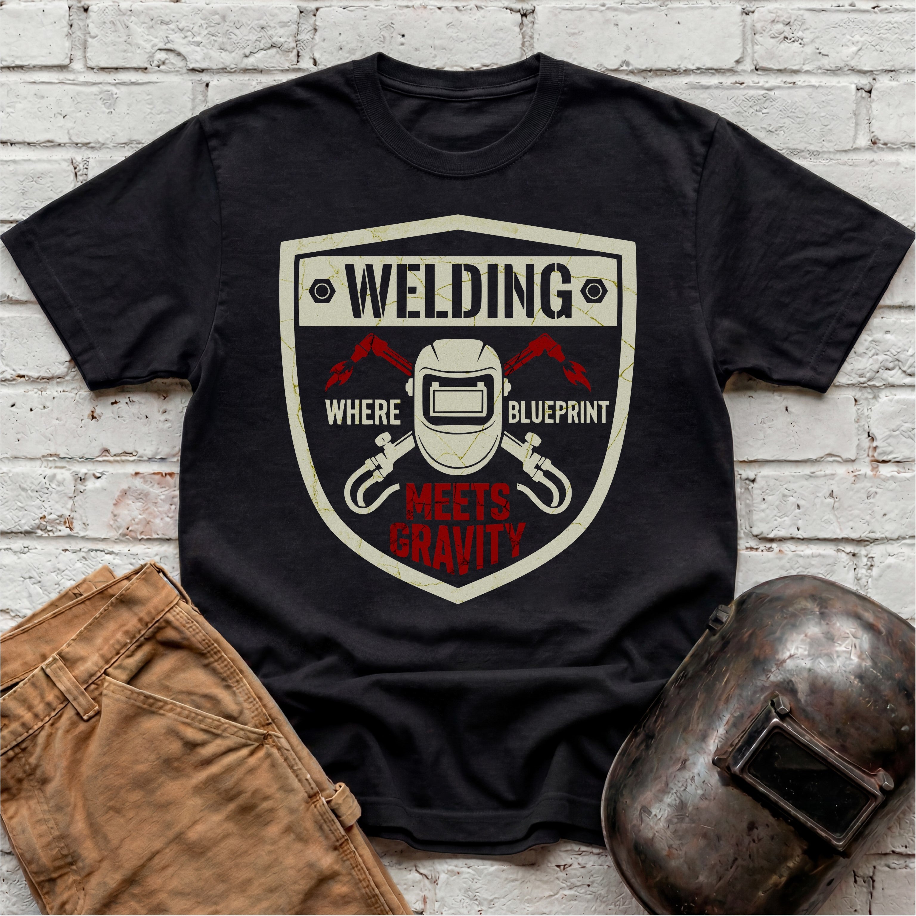 Where Blueprint Meets Gravity T-shirt