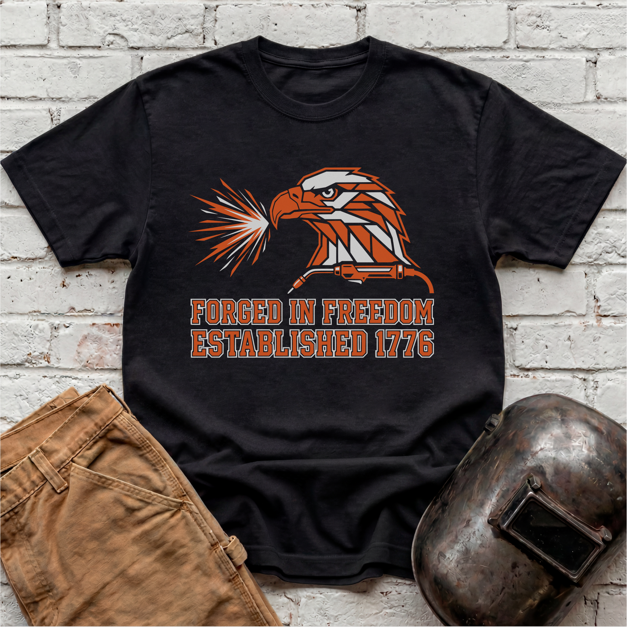 Forged in Freedom, Est. 1776 T-shirt