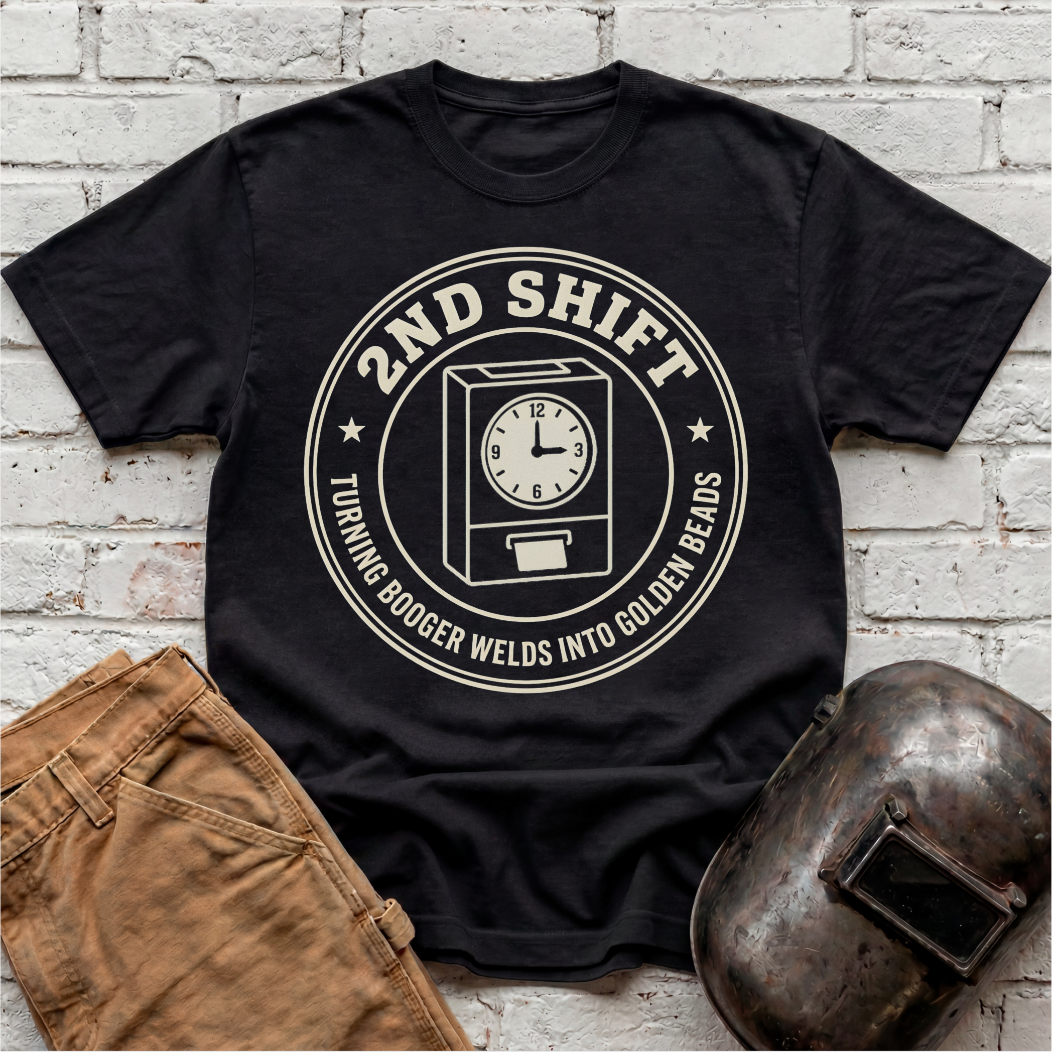 2nd shift clock T-shirt