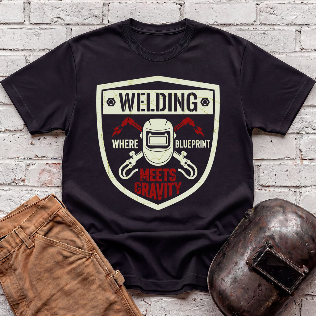 Where Blueprint Meets Gravity T-shirt