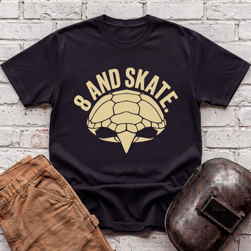 8 AND SKATE Turtle T-shirt