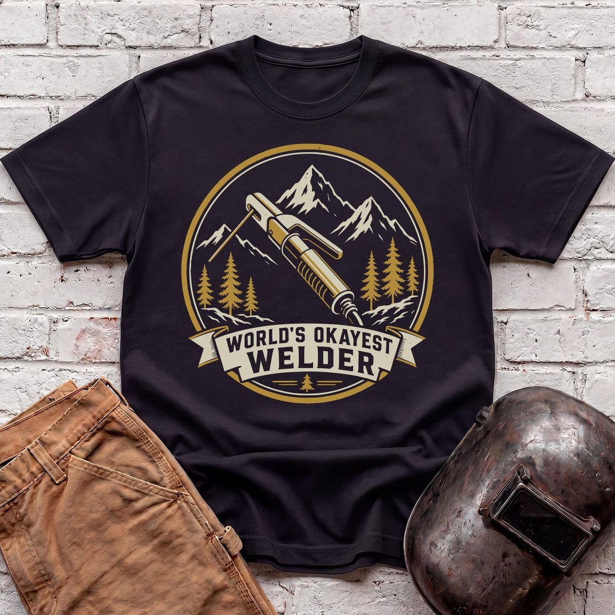World's Okayest Welder T-shirt