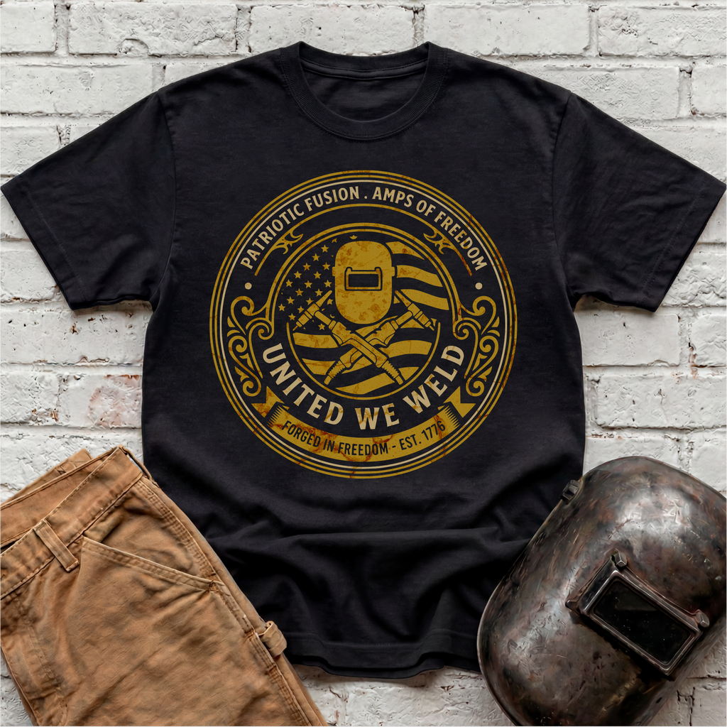 United We Weld Badge T-shirt