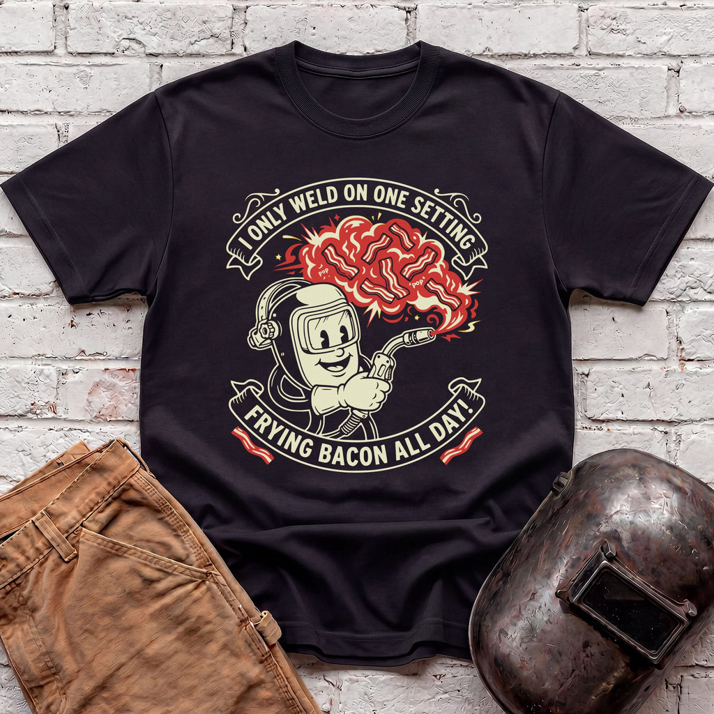 FRYING BACON ALL DAY T-shirt