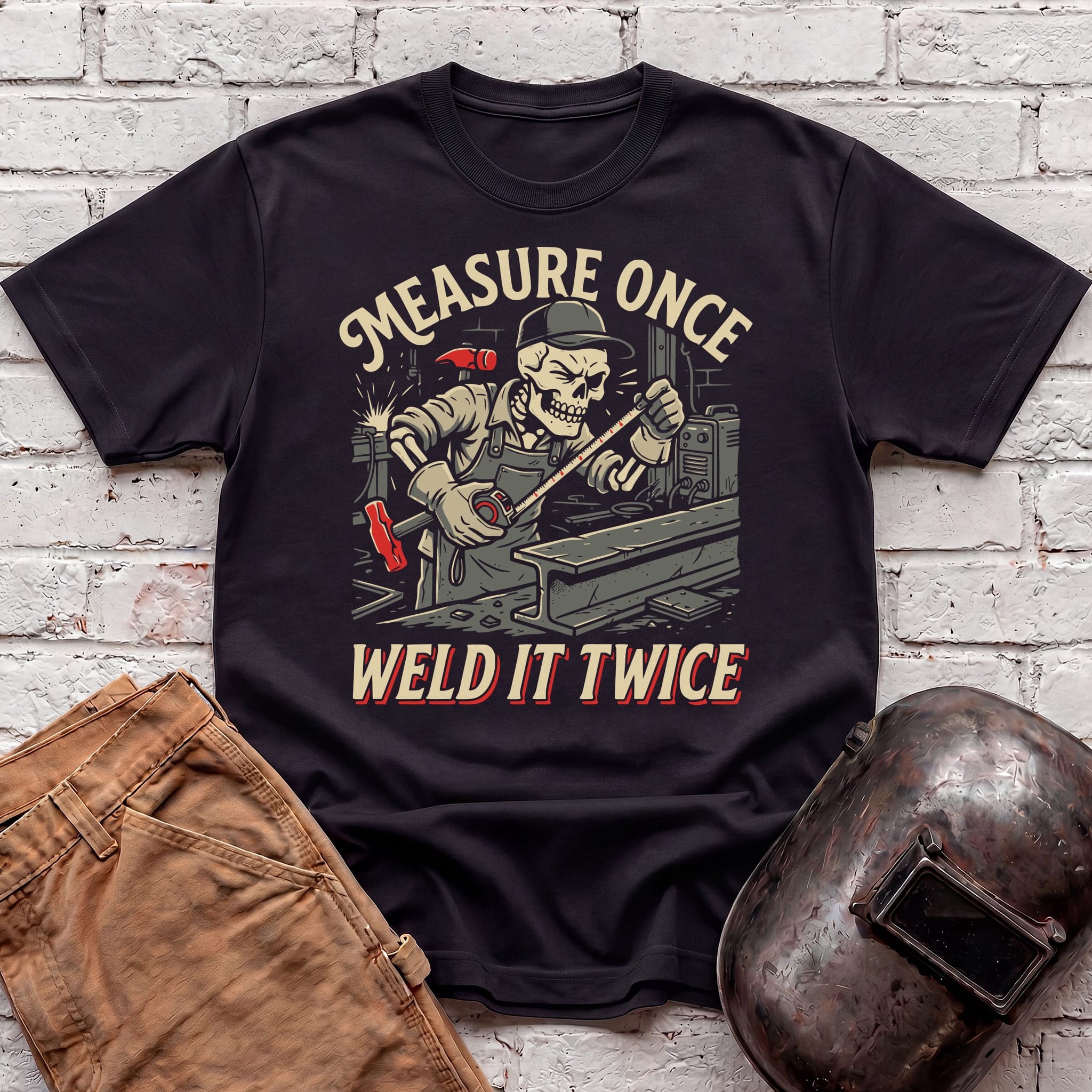 Measure Once, Weld Twice T-shirt
