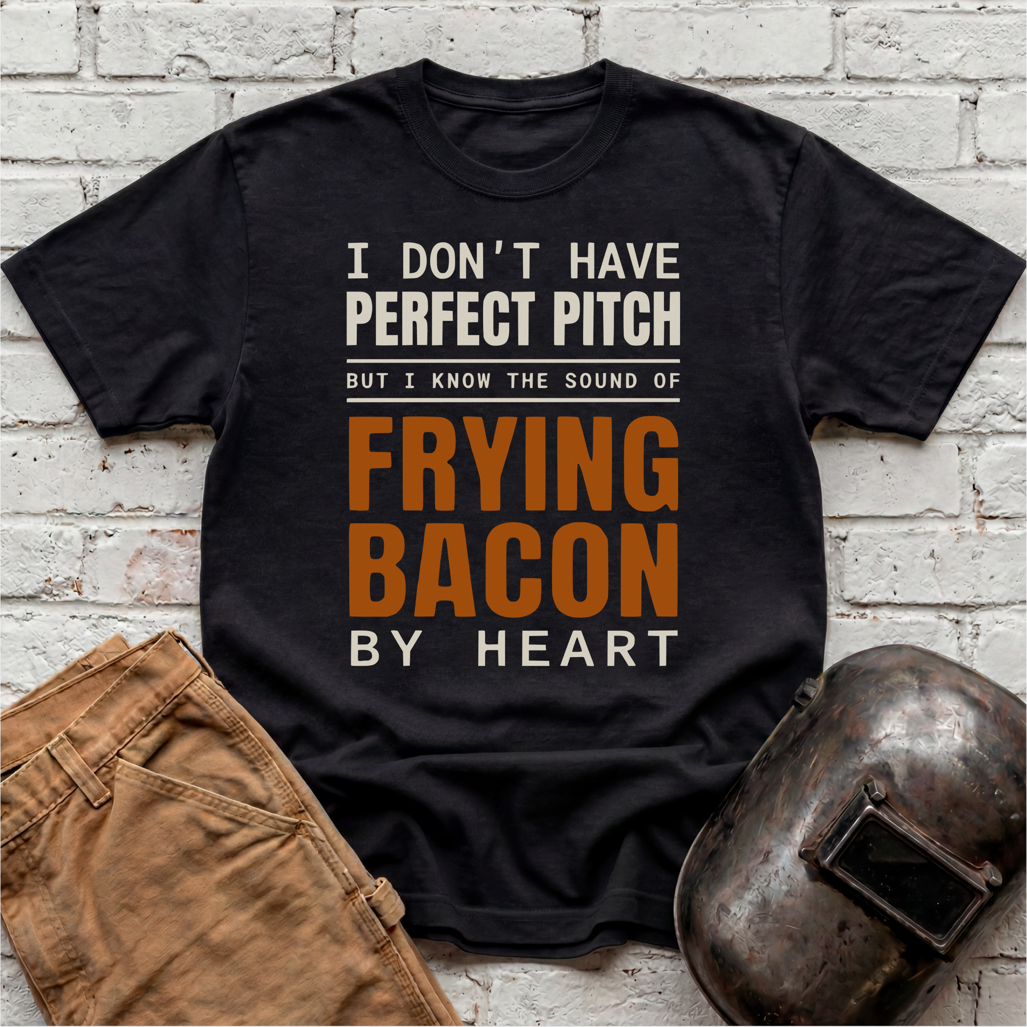 A Perfect Pitch FRYING BACON T-shirt
