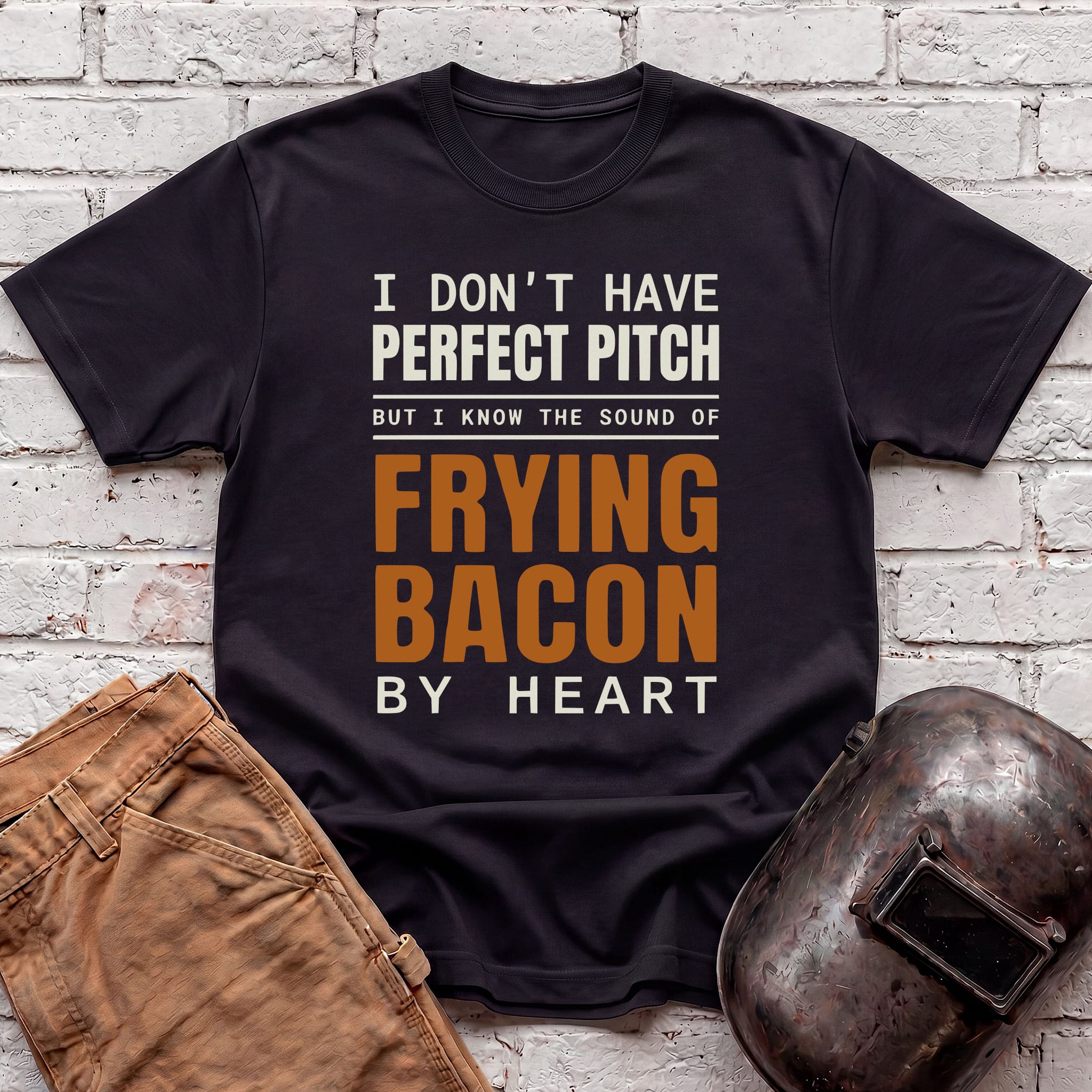 A Perfect Pitch FRYING BACON T-shirt