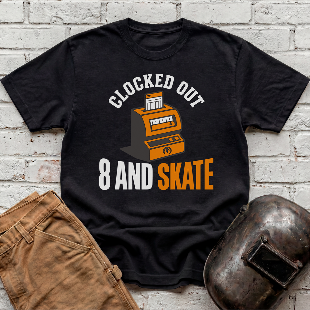8 and SKATE T-shirt