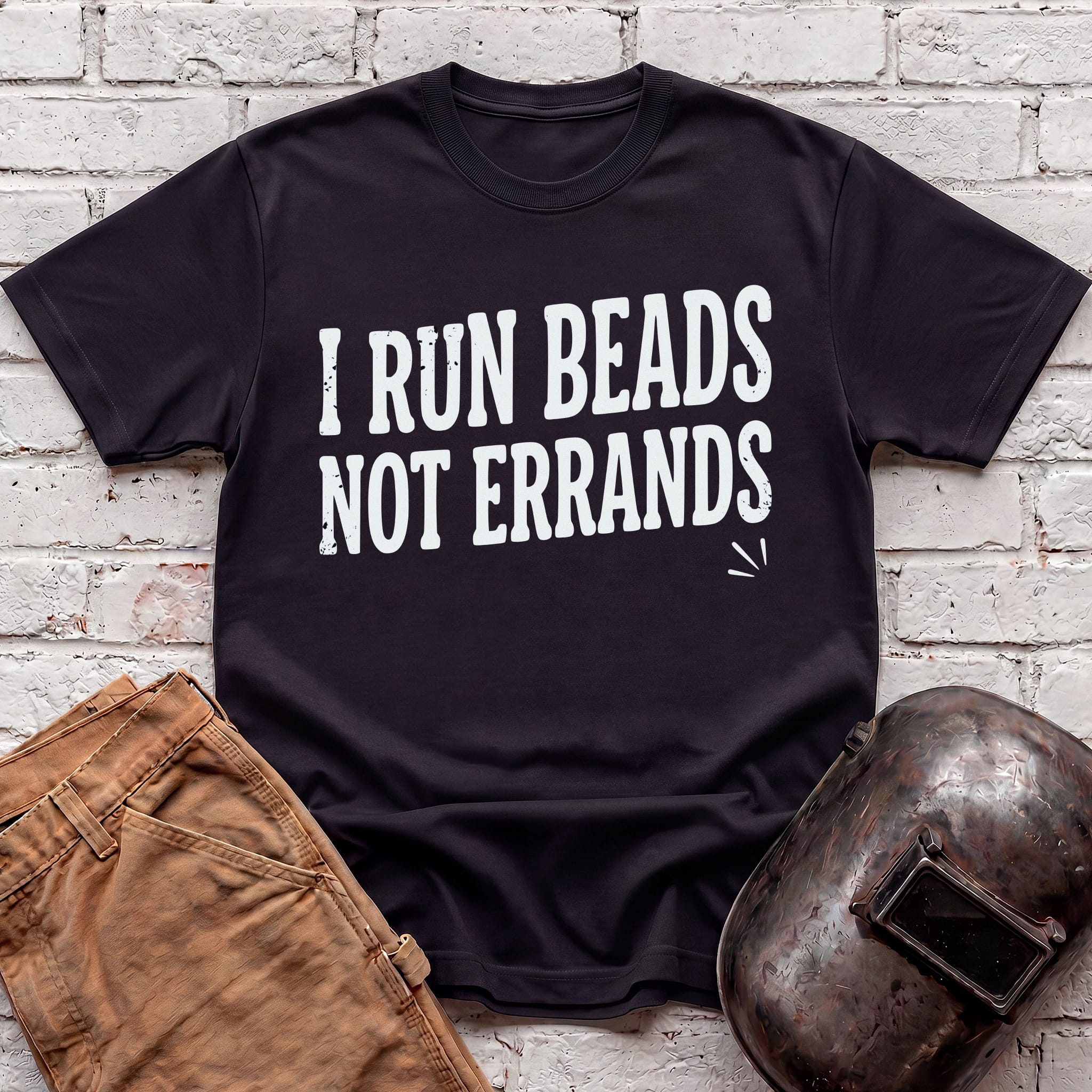 I run BEADS not errands T-shirt