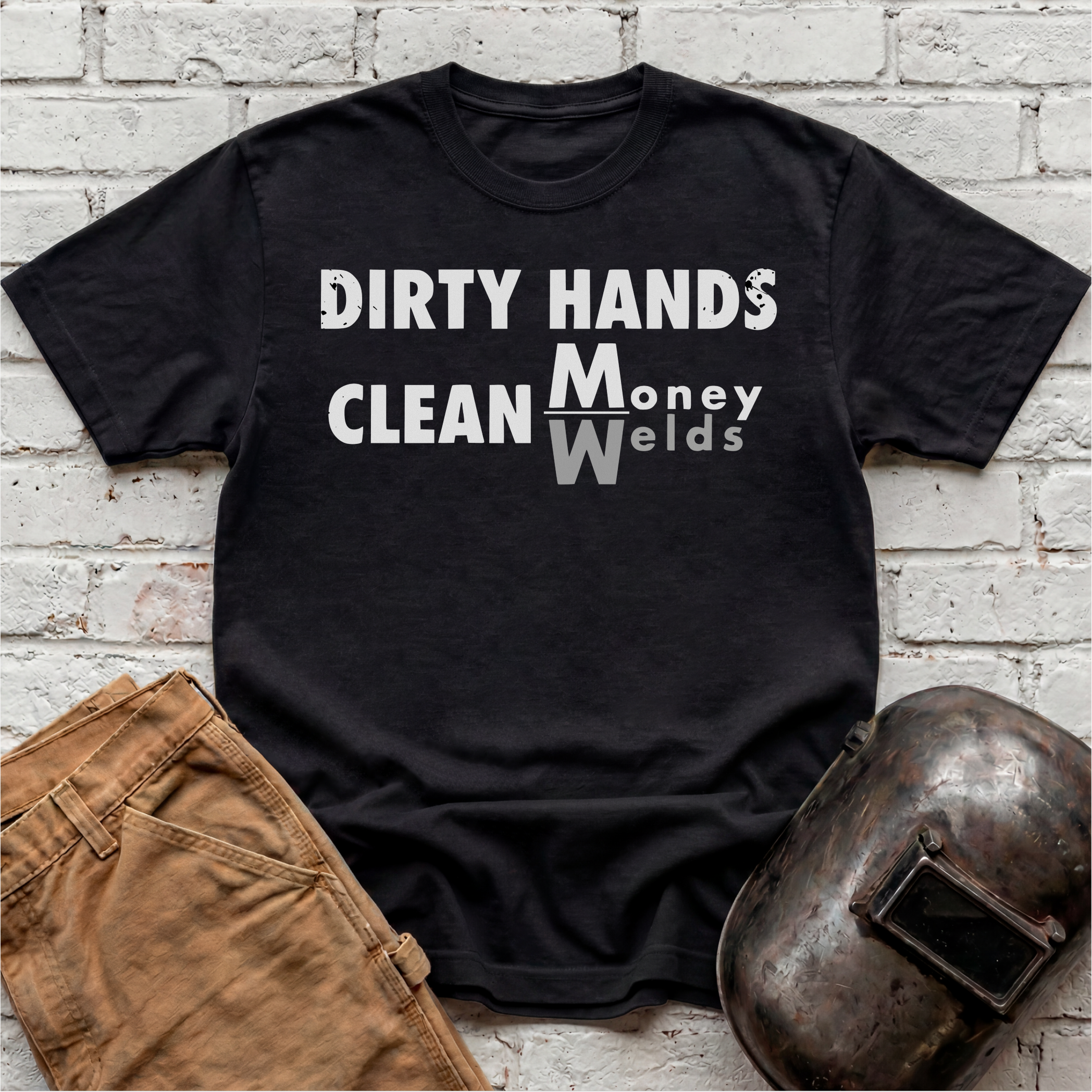 Dirty Hands Clean Money/Welds T-shirt