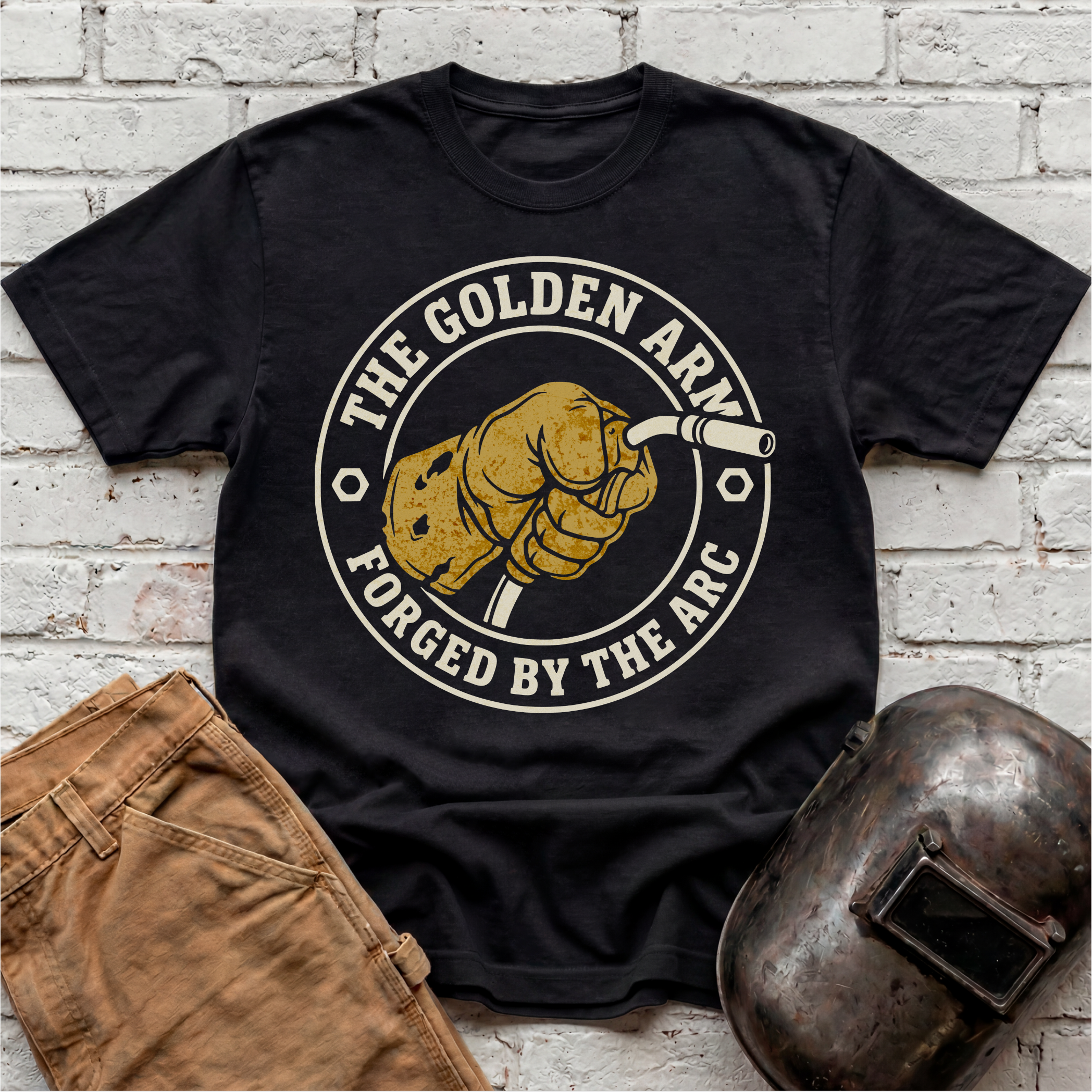 GOLDEN ARM badge MIG T-shirt