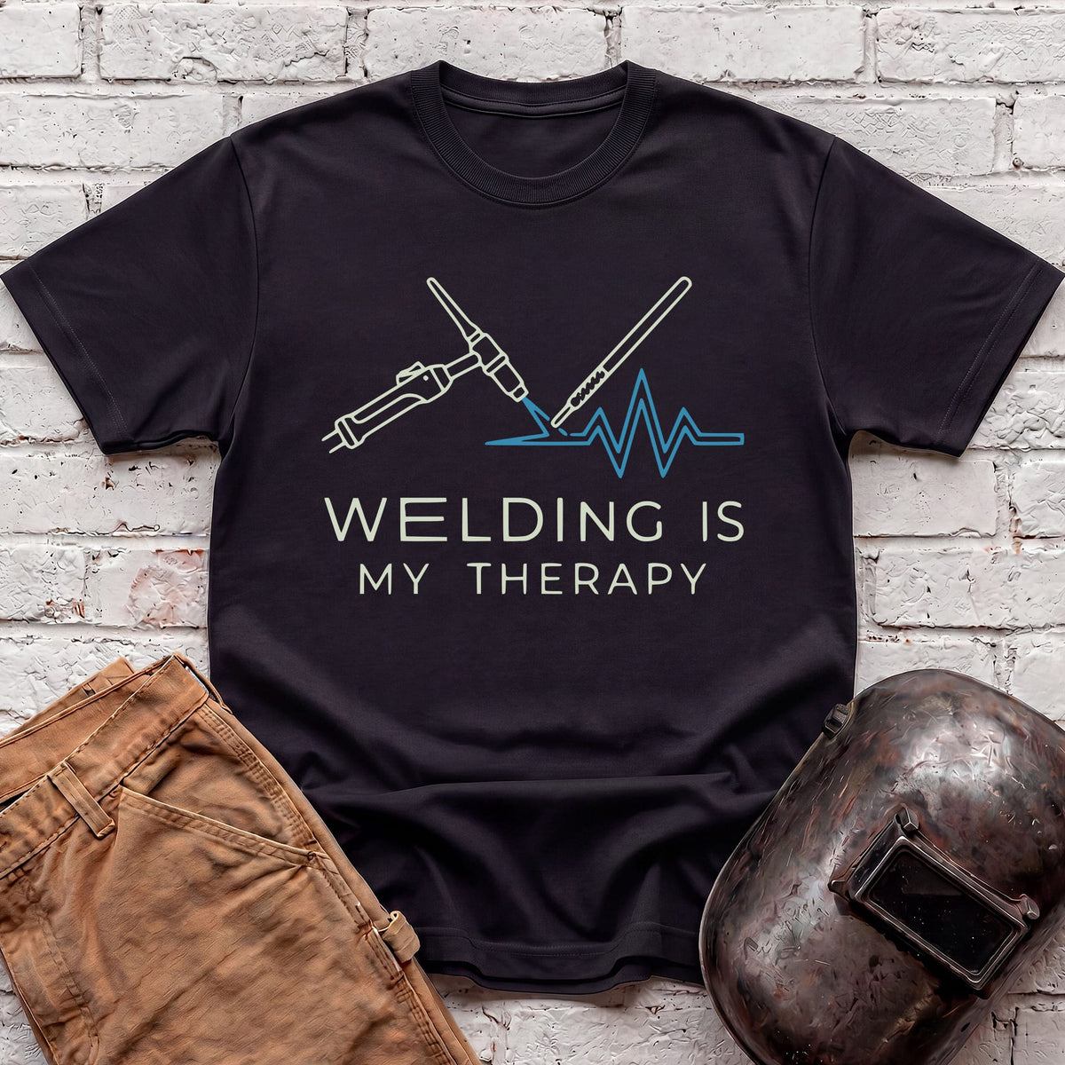 Welding Is My Therapy T-shirt