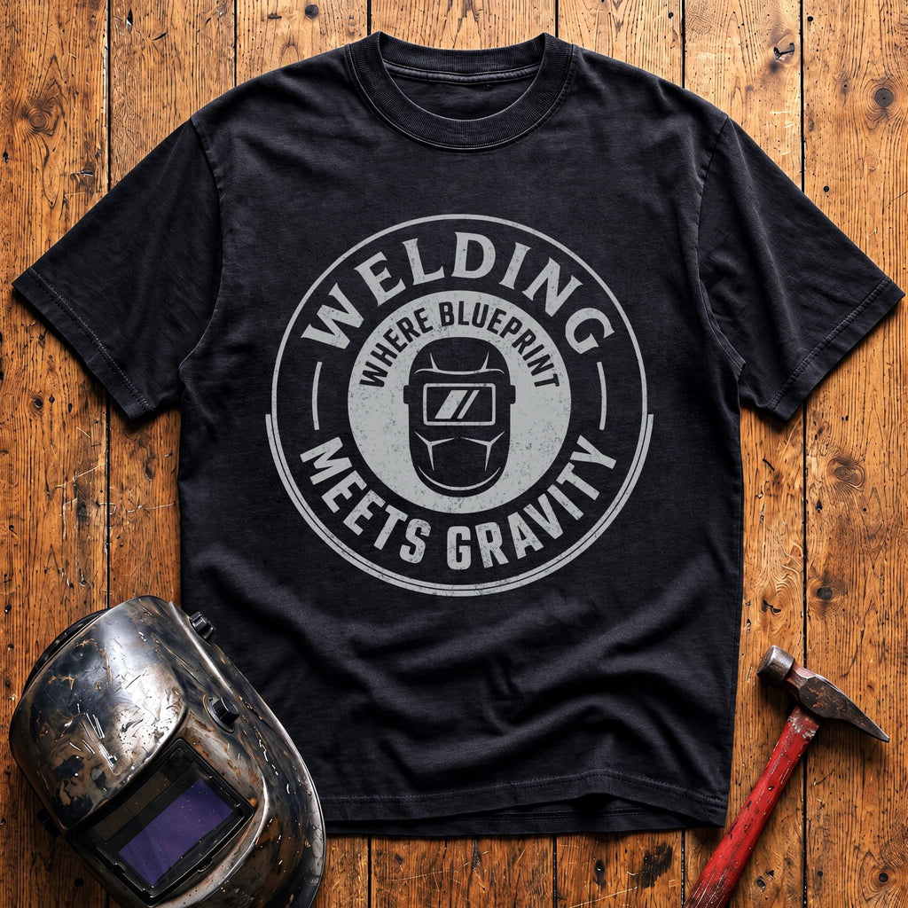 Where Blueprint Meets Gravity T-shirt