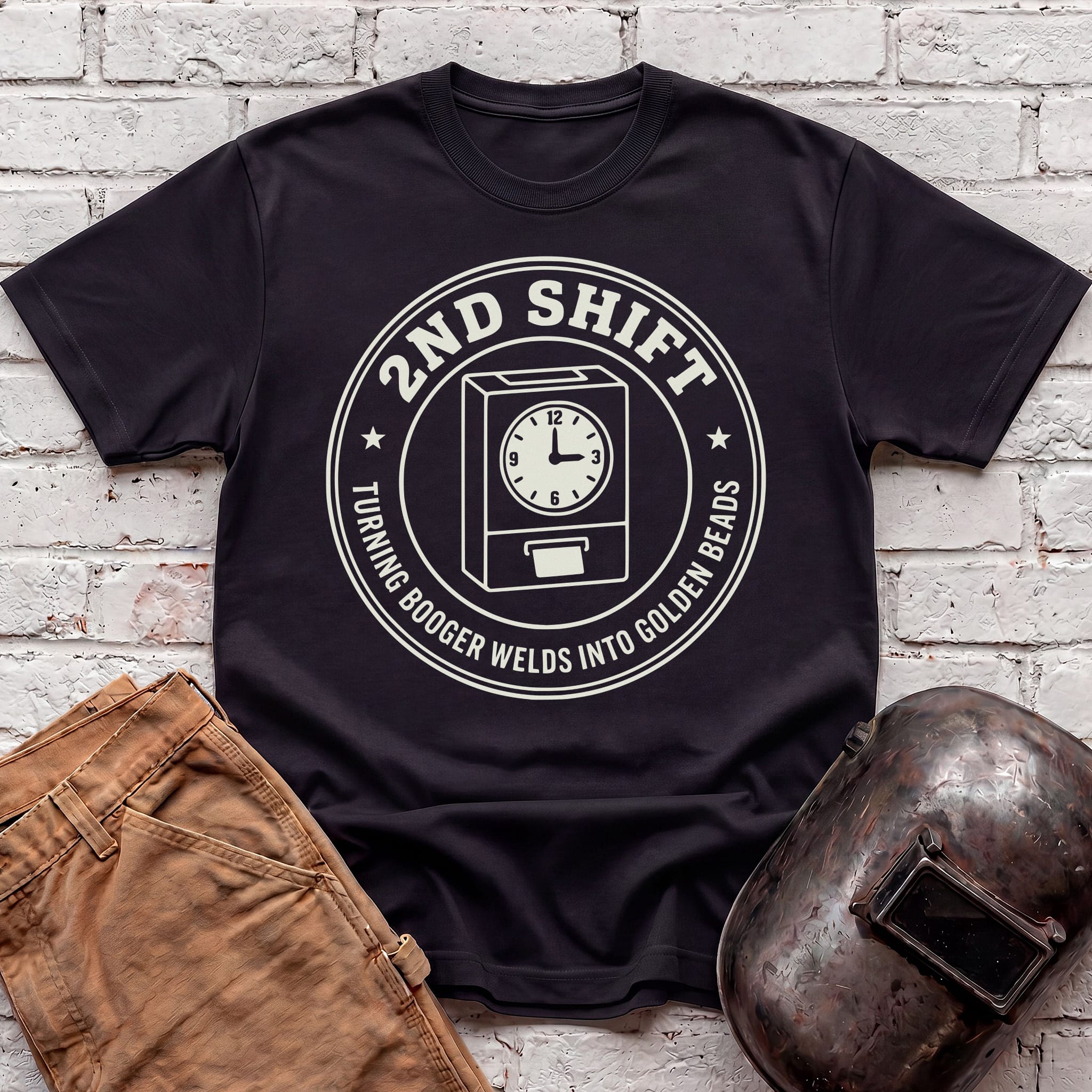 2nd shift clock T-shirt