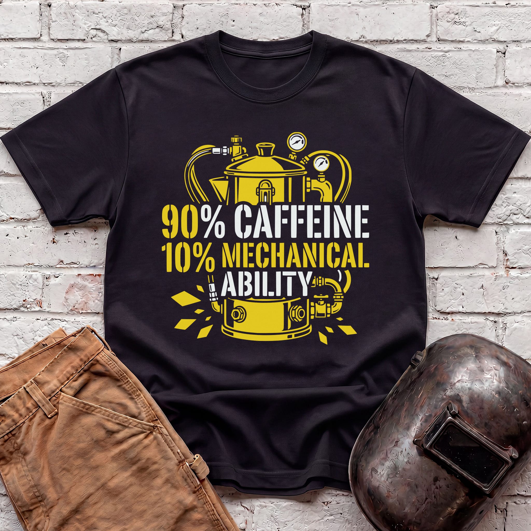 90% Caffeine 10% Mechanical Ability T-shirt