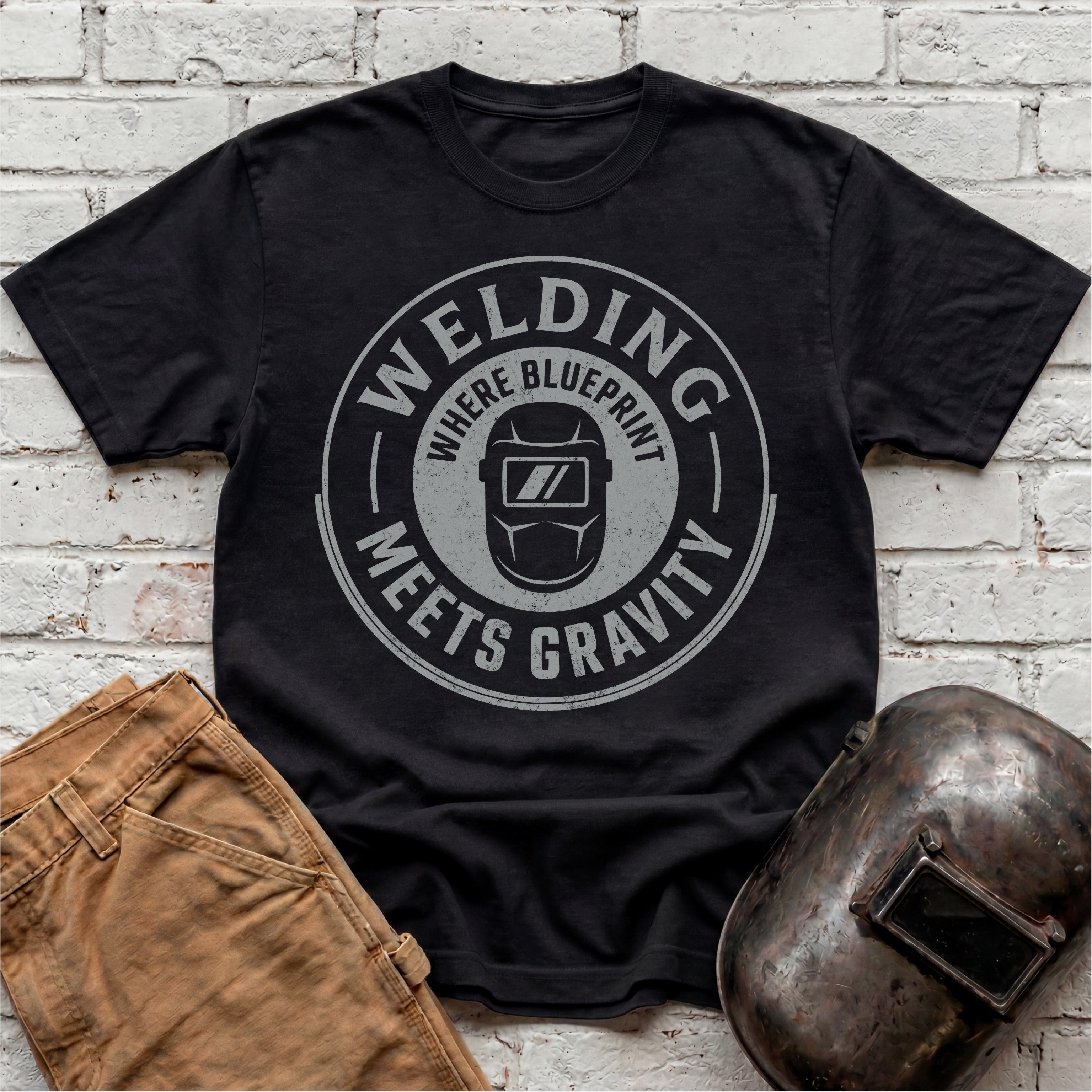 Where Blueprint Meets Gravity T-shirt