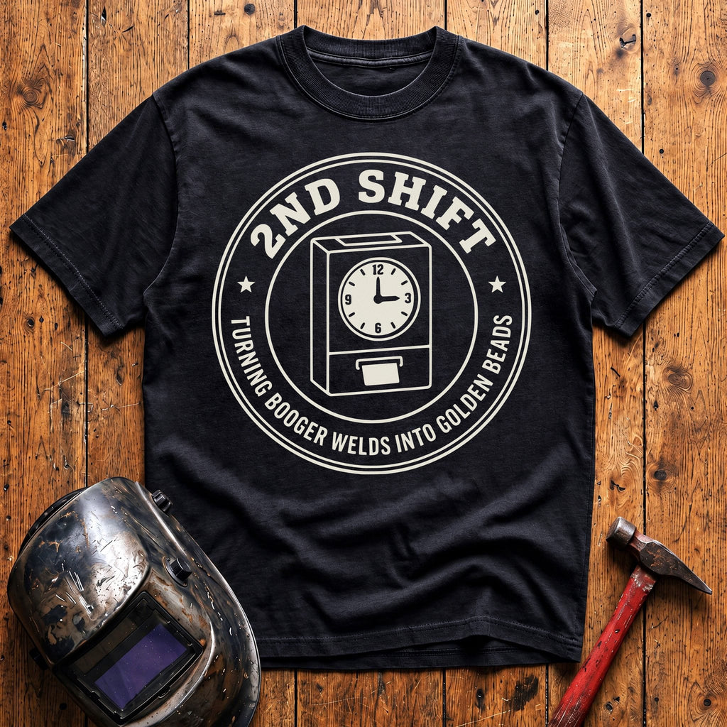2nd shift clock T-shirt
