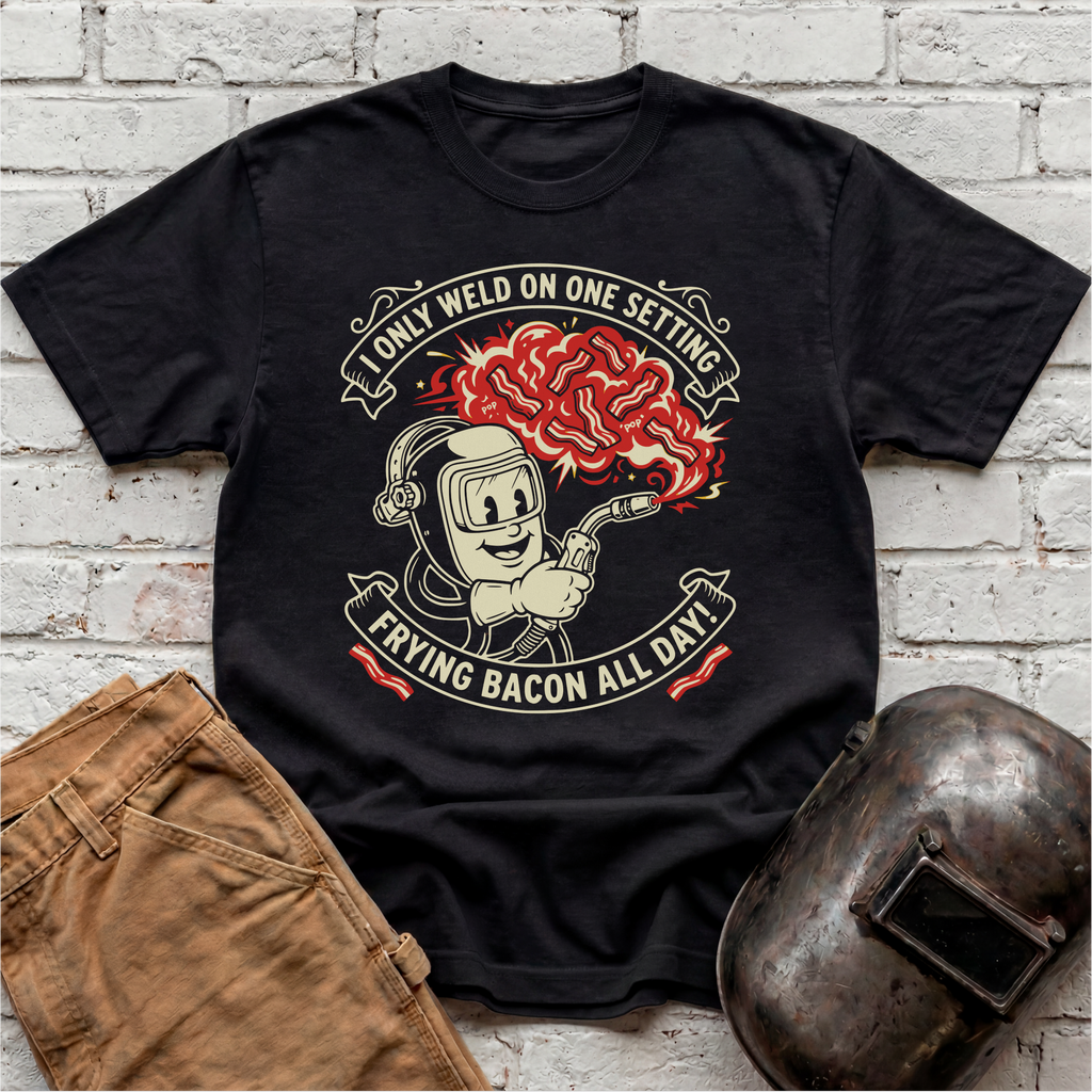 FRYING BACON All day T-shirt