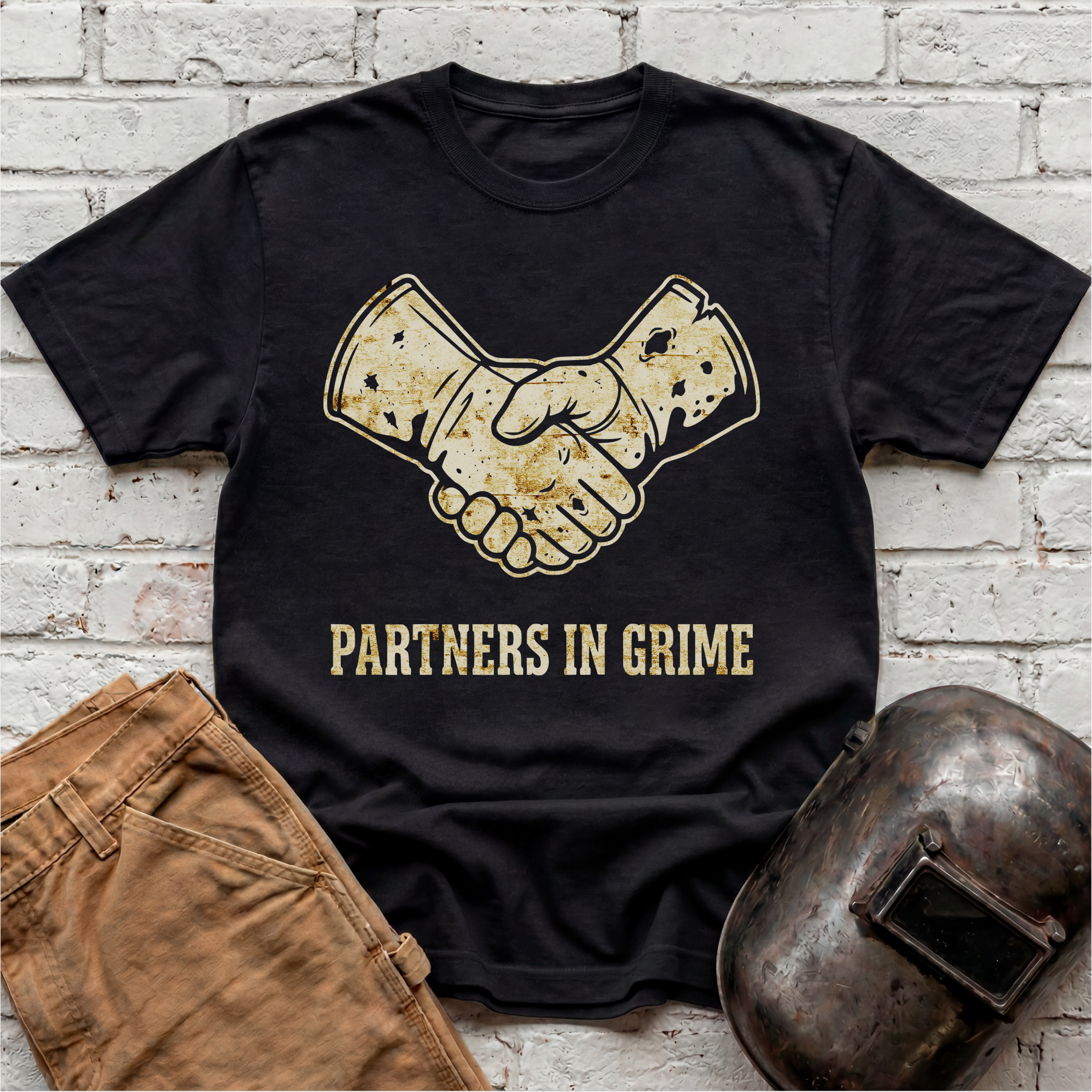 Handshake Partners in Grime T-shirt