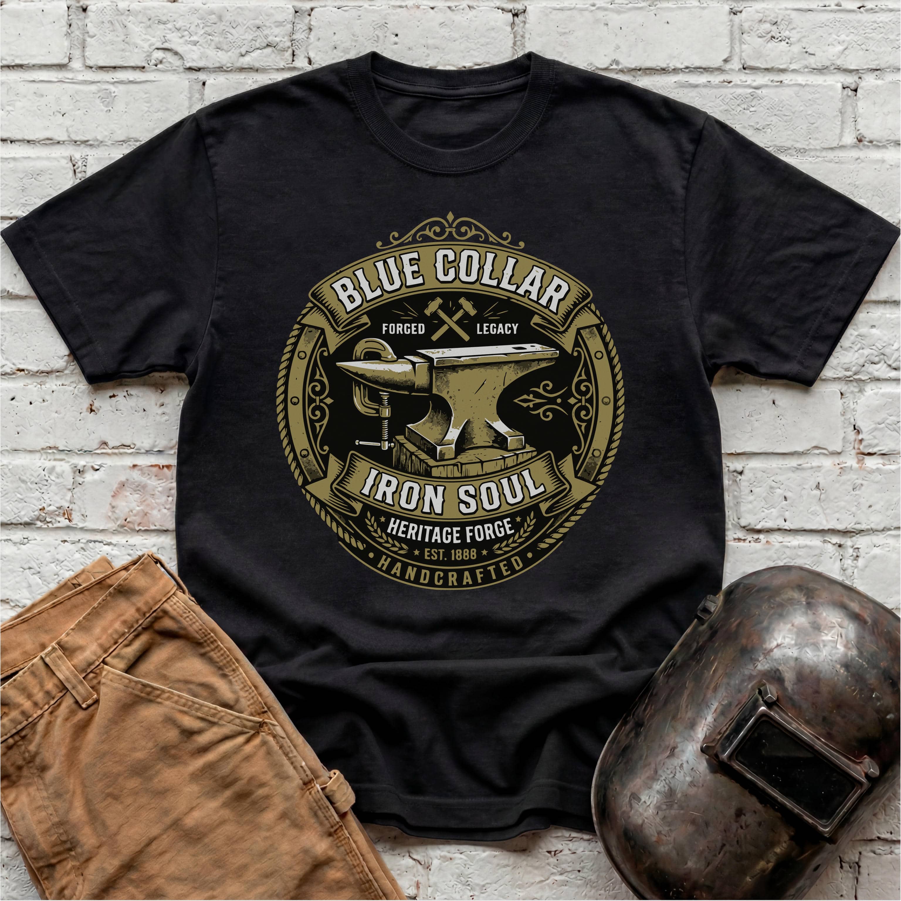 Blue Collar, Iron Soul T-shirt