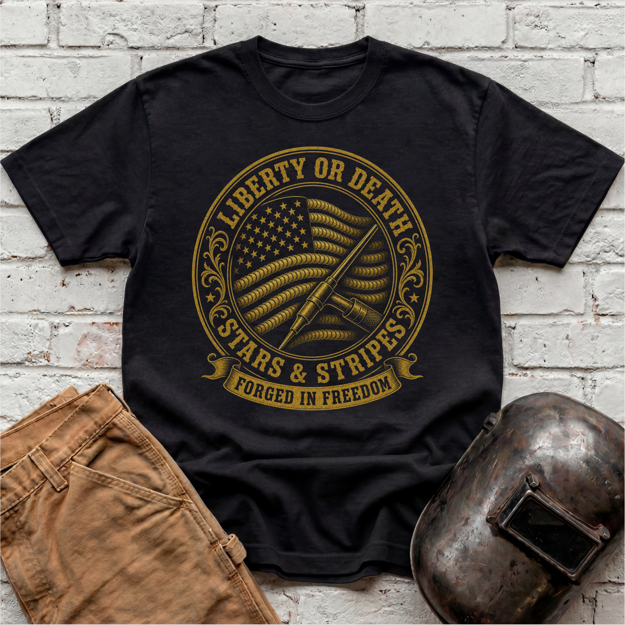 Stars & Stripes Badge T-shirt