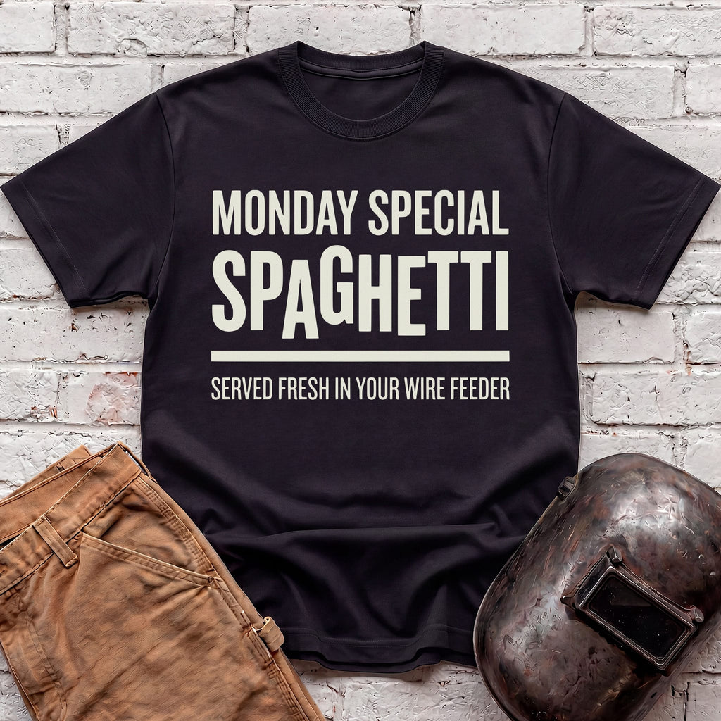 Monday special SPAGHETTI in your WIRE FEED T-shirt