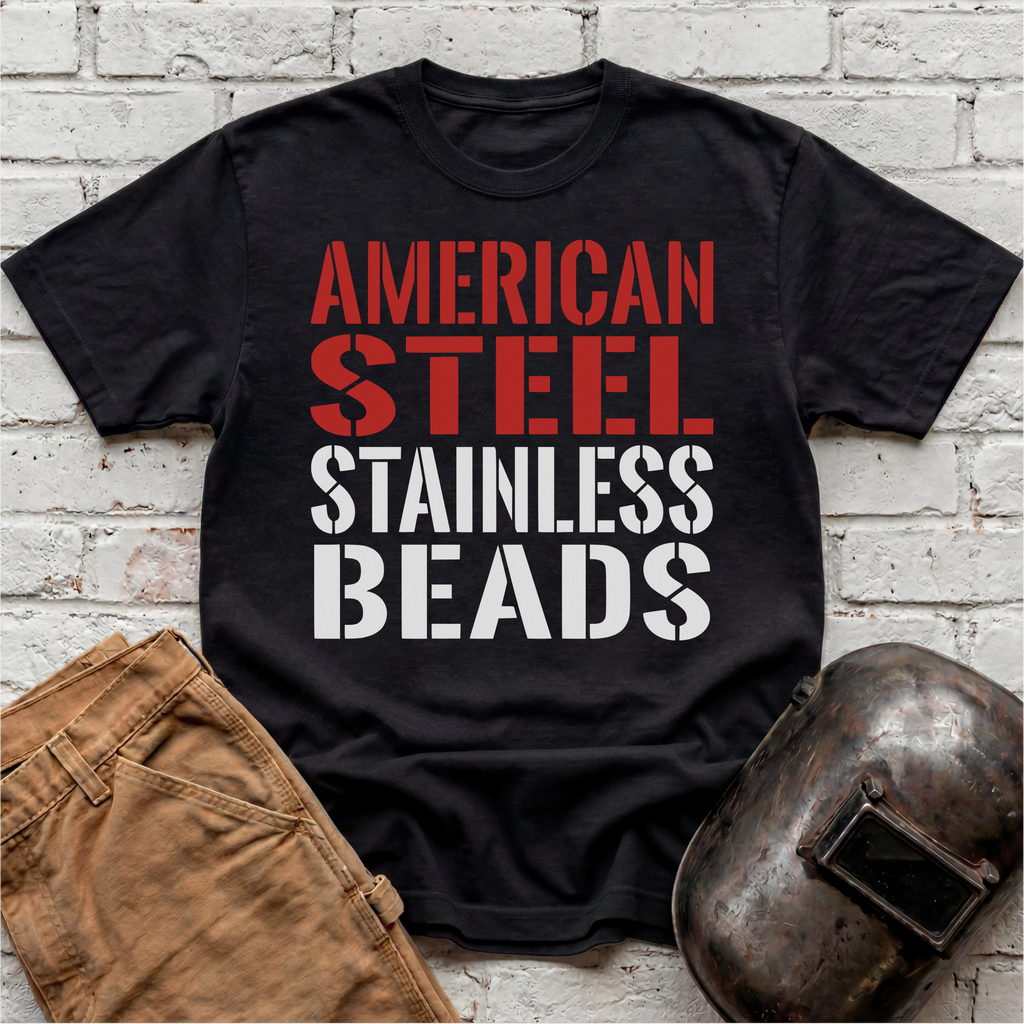 American Steel Stainless Beads T-shirt