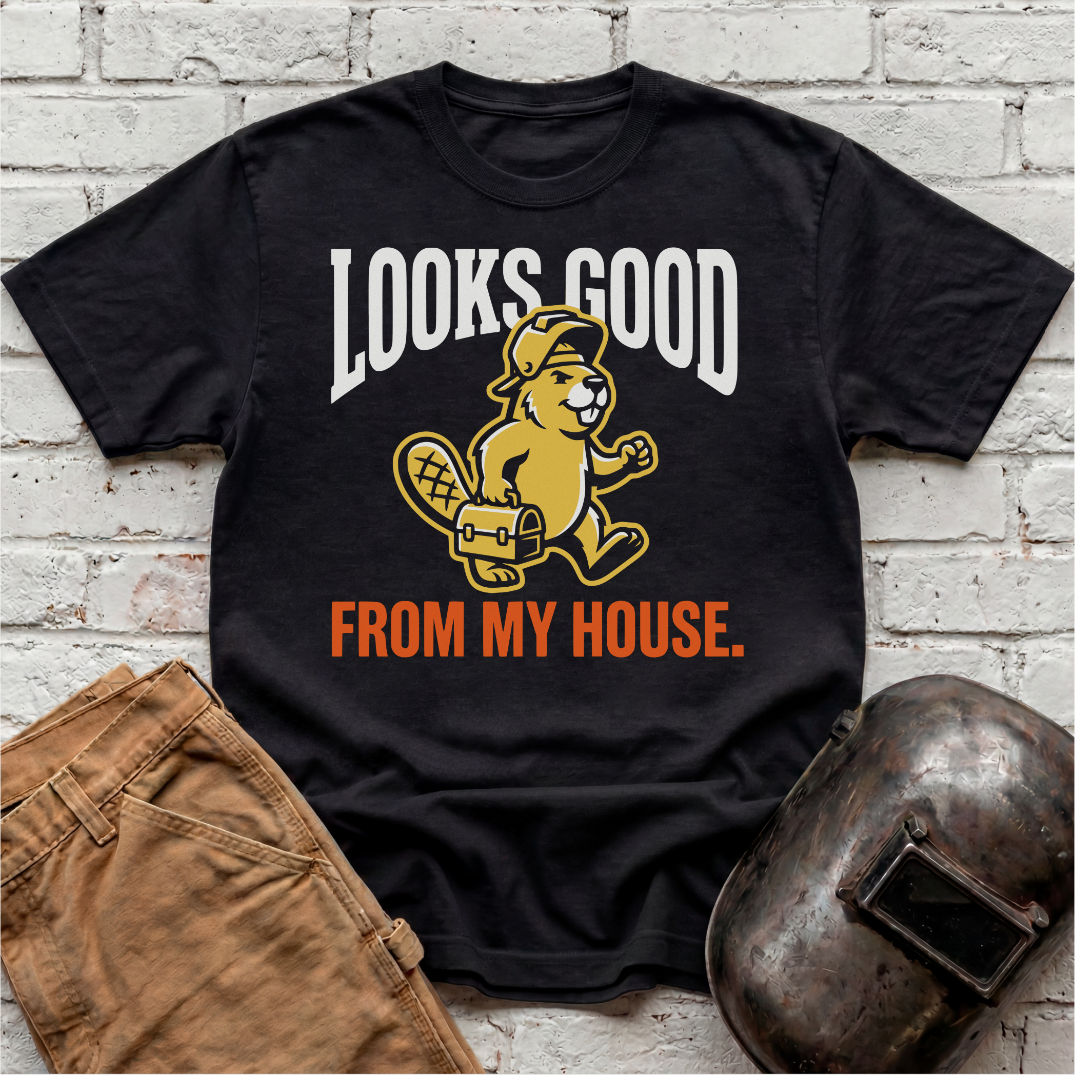 Looks GOOD from MY HOUSE Beaver T-shirt