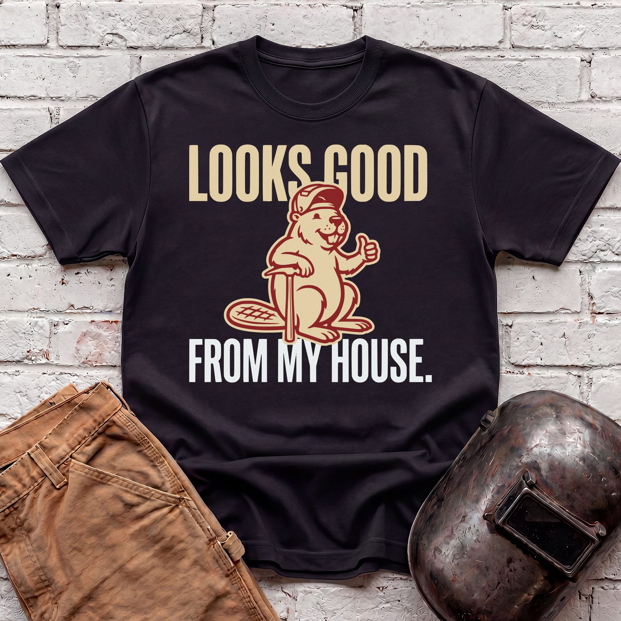 Looks GOOD from MY HOUSE Beaver T-shirt