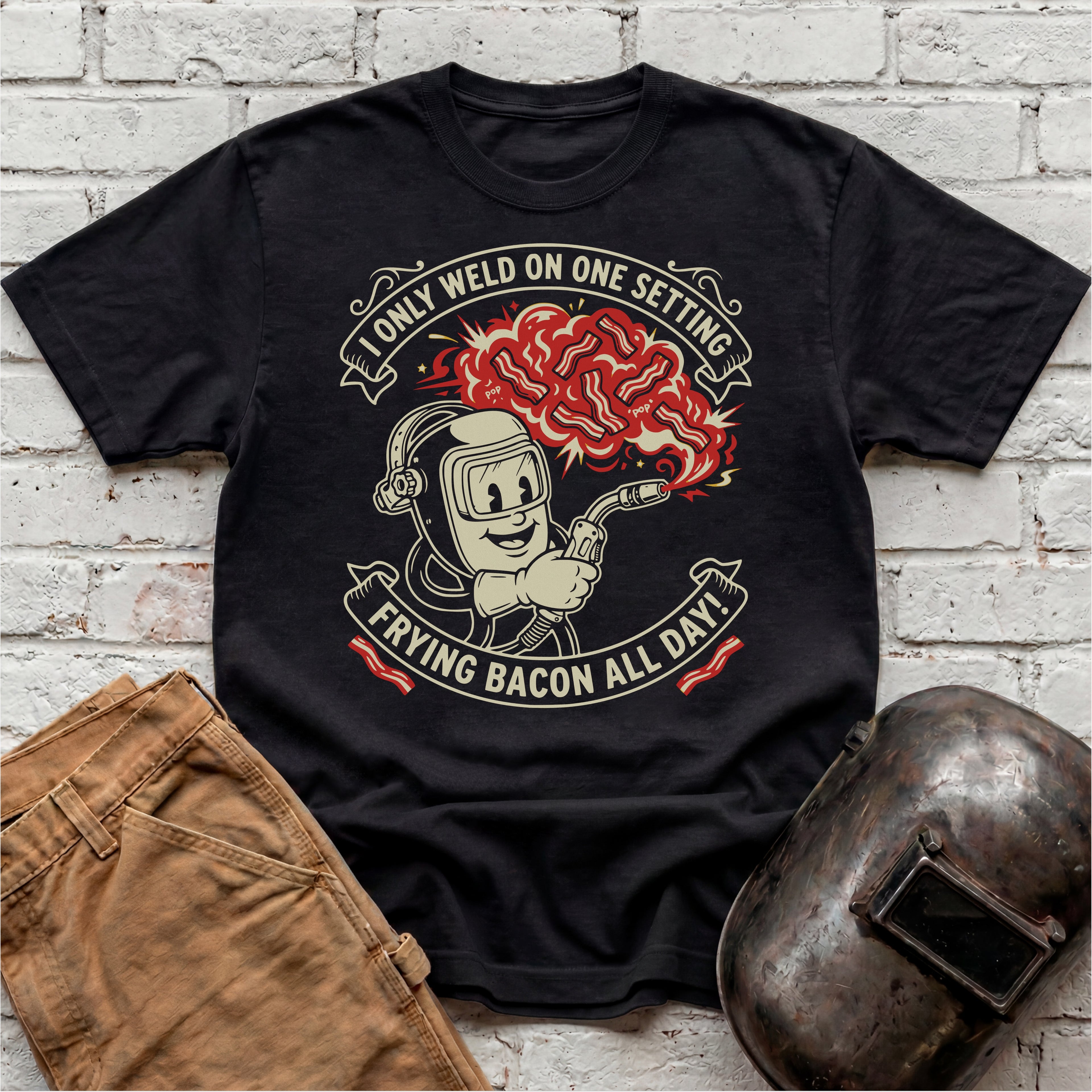 FRYING BACON ALL DAY T-shirt