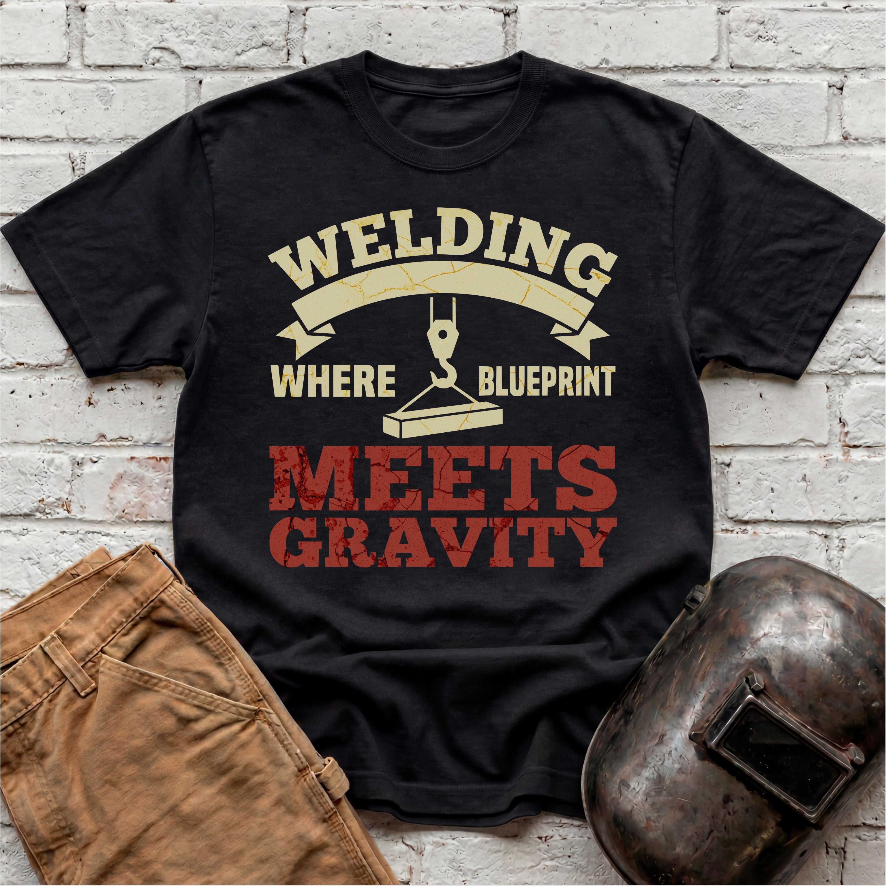 Where Blueprint Meets Gravity T-shirt