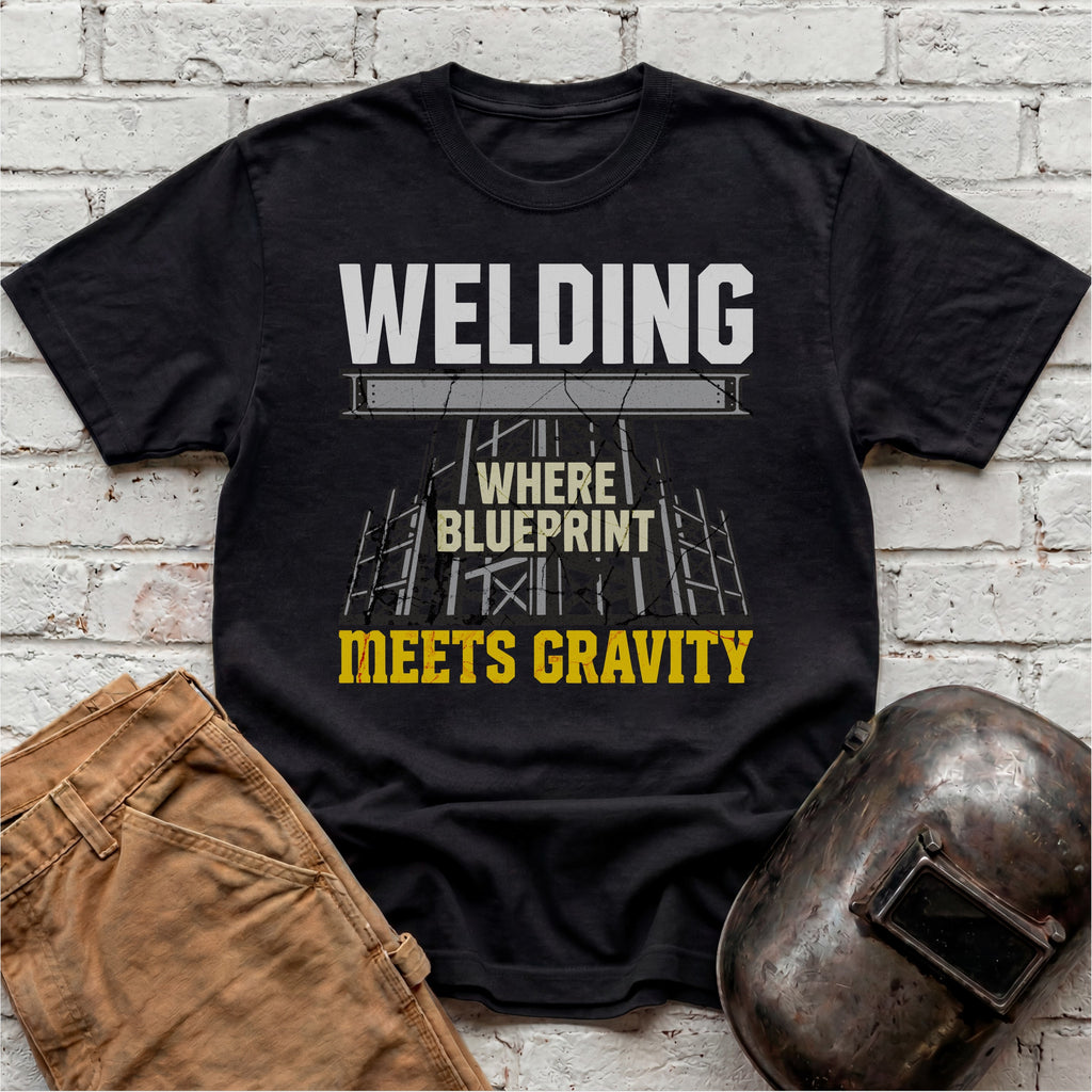 Where Blueprint Meets Gravity T-shirt