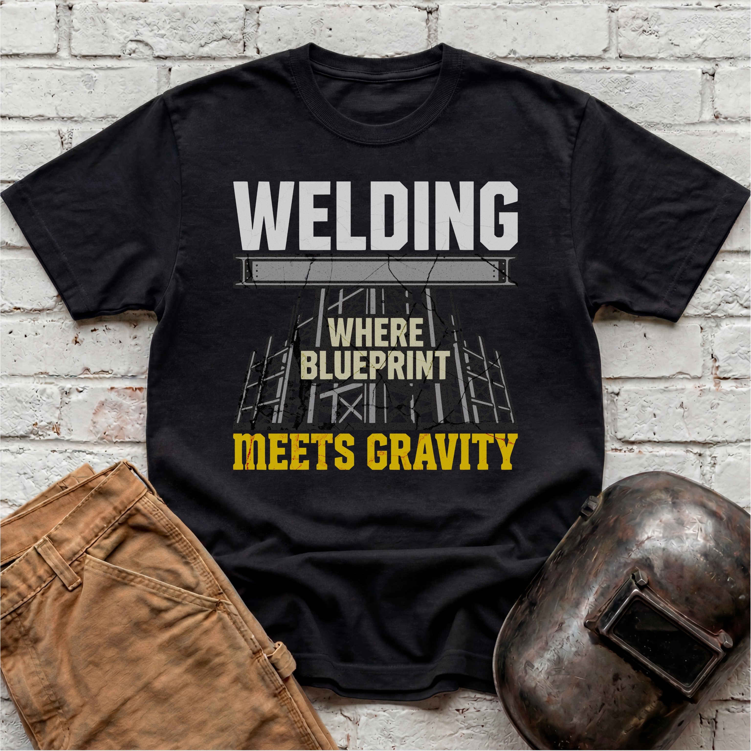 Where Blueprint Meets Gravity T-shirt