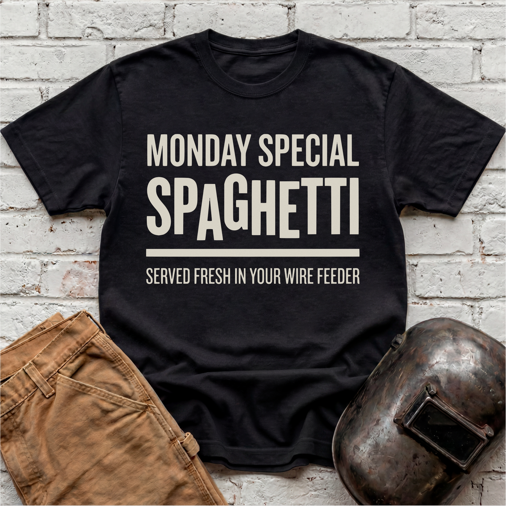 Monday special SPAGHETTI in your WIRE FEED T-shirt
