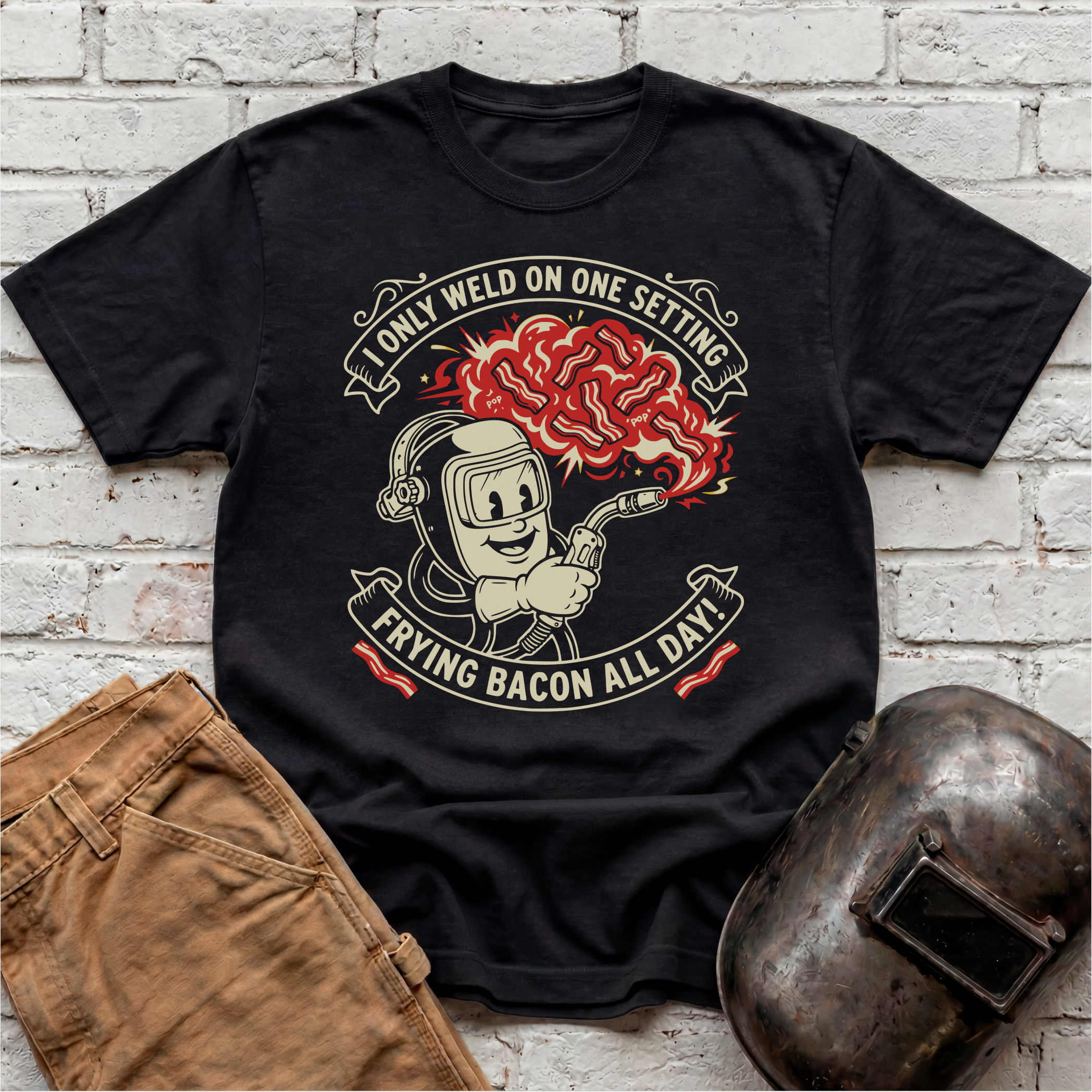 FRYING BACON ALL DAY T-shirt