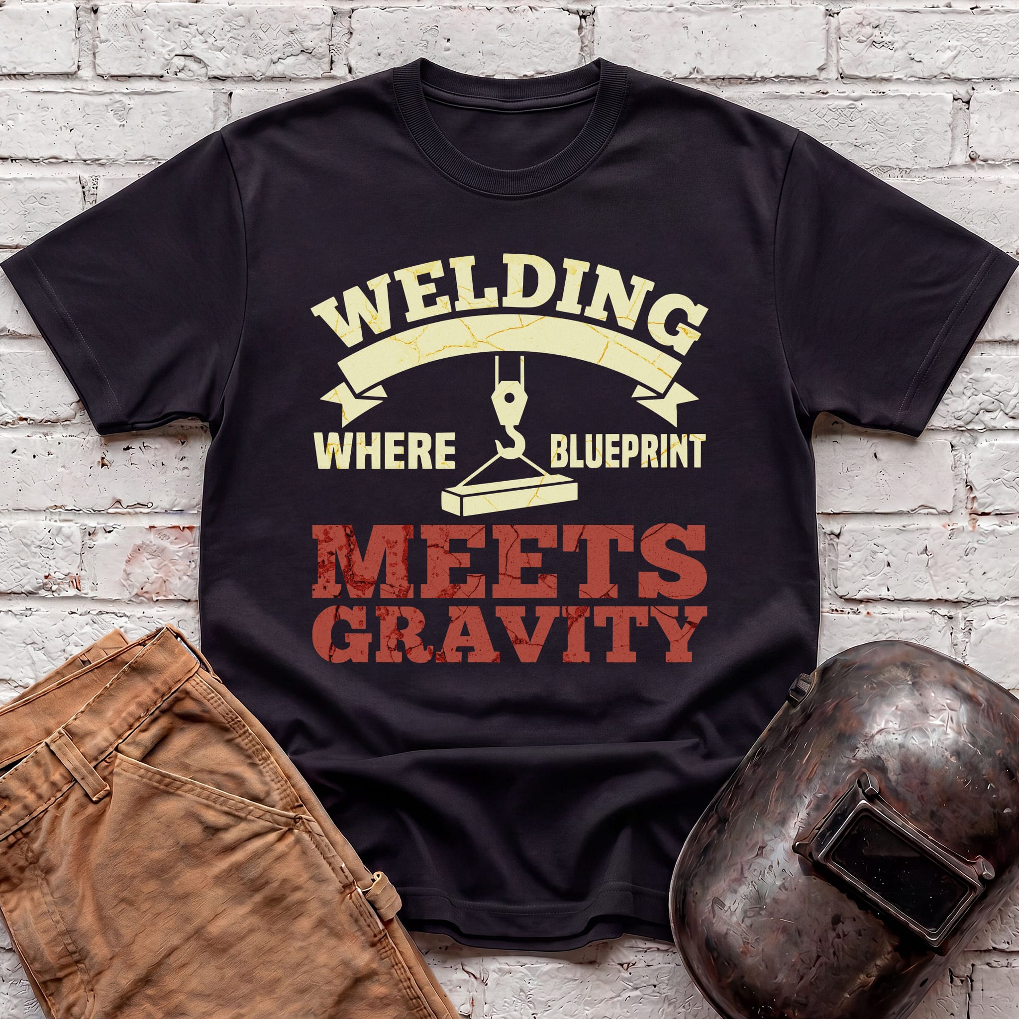 Where Blueprint Meets Gravity T-shirt