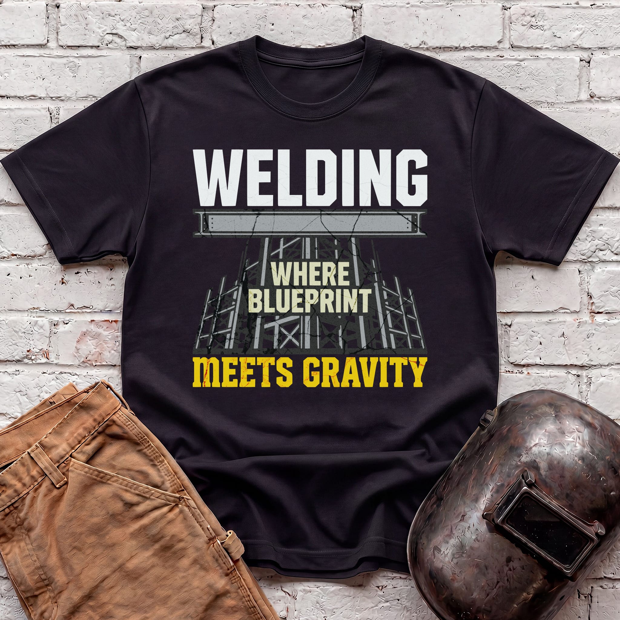 Where Blueprint Meets Gravity T-shirt