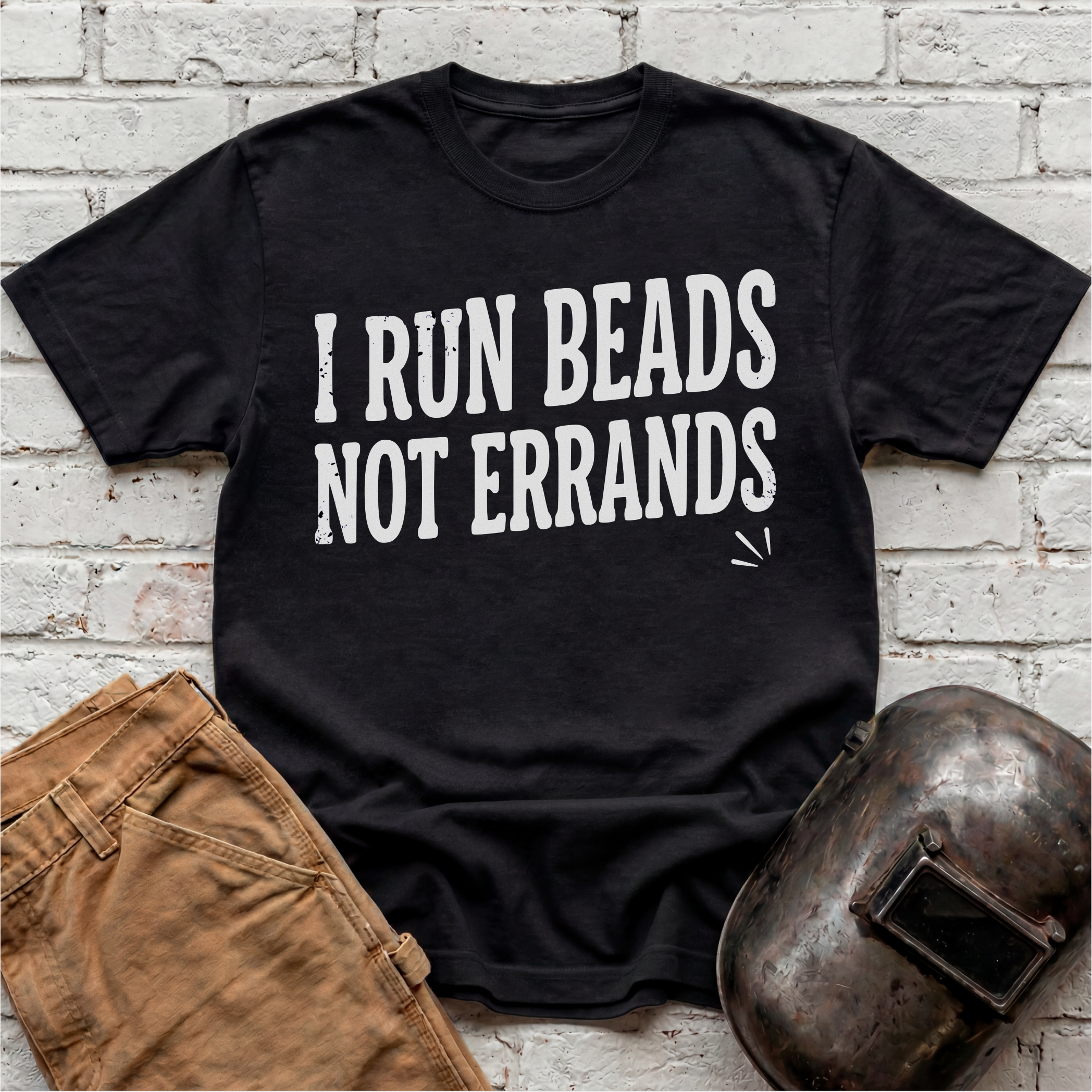 I run BEADS not errands T-shirt