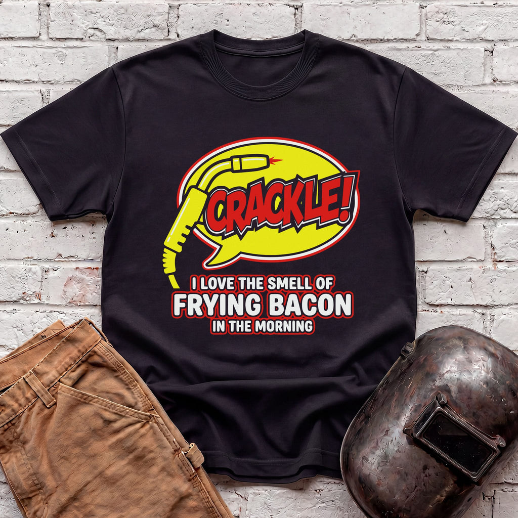 CRACKLE Frying Bacon T-shirt
