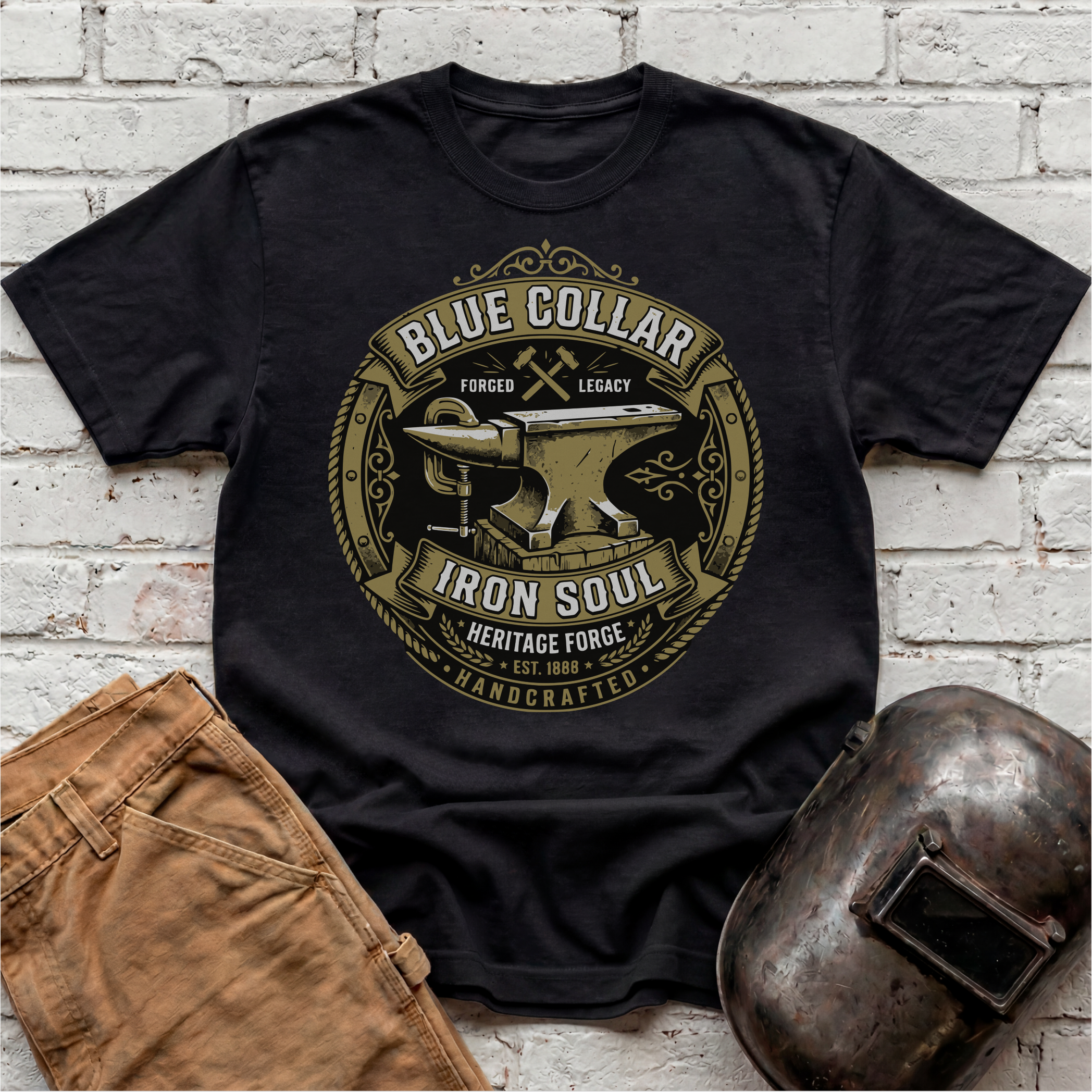 Blue Collar, Iron Soul T-shirt